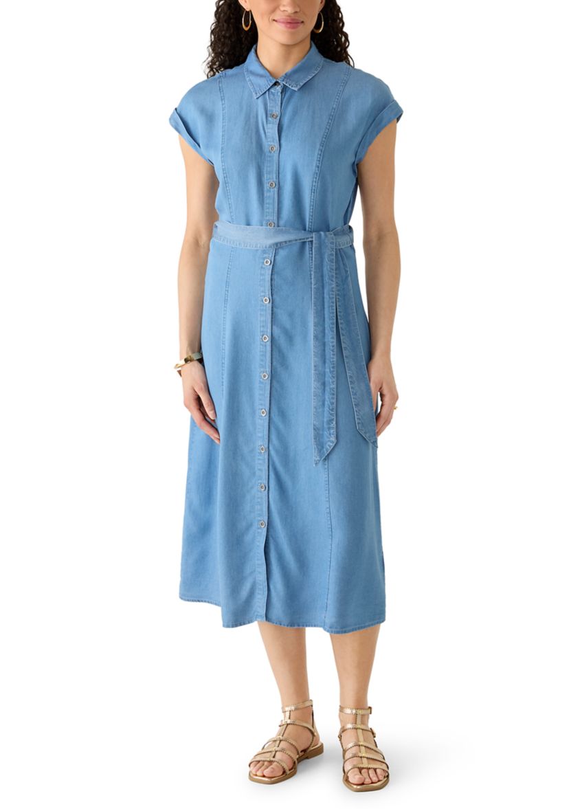 OLIVE + OAK Women's Collared Button Down Dress | Belk