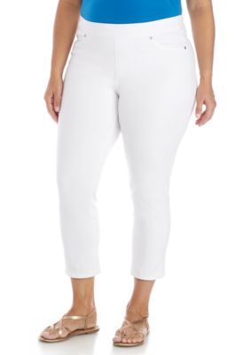 New Directions® Plus Size Pull-On Slim Capris | belk