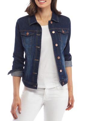 New Directions® Denim Jacket Birch Wash | belk