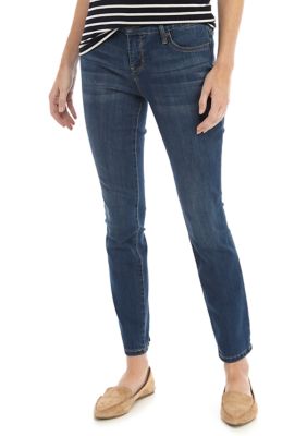 New Directions® Petite Straight Leg Jeans - Average | belk