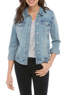 Odeerbi Women's Long Sleeve Denim Jacket