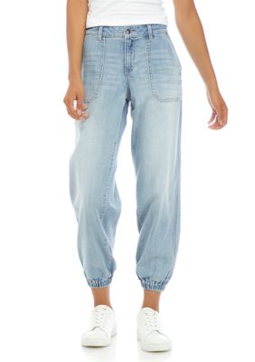 Wonderly Women's Utility Denim Jogger Pants