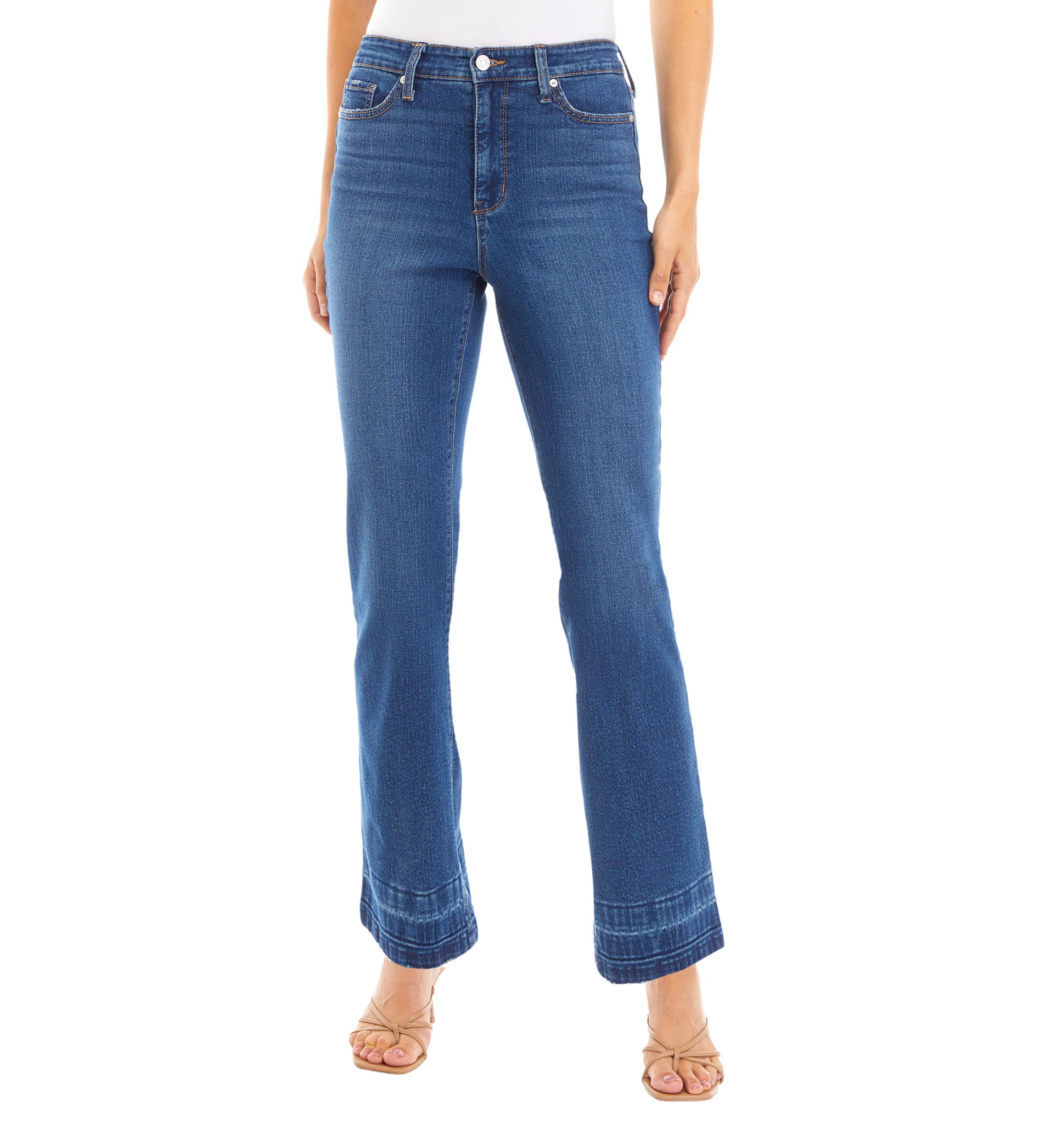 Womens Release Hem Classic Fit Jeans