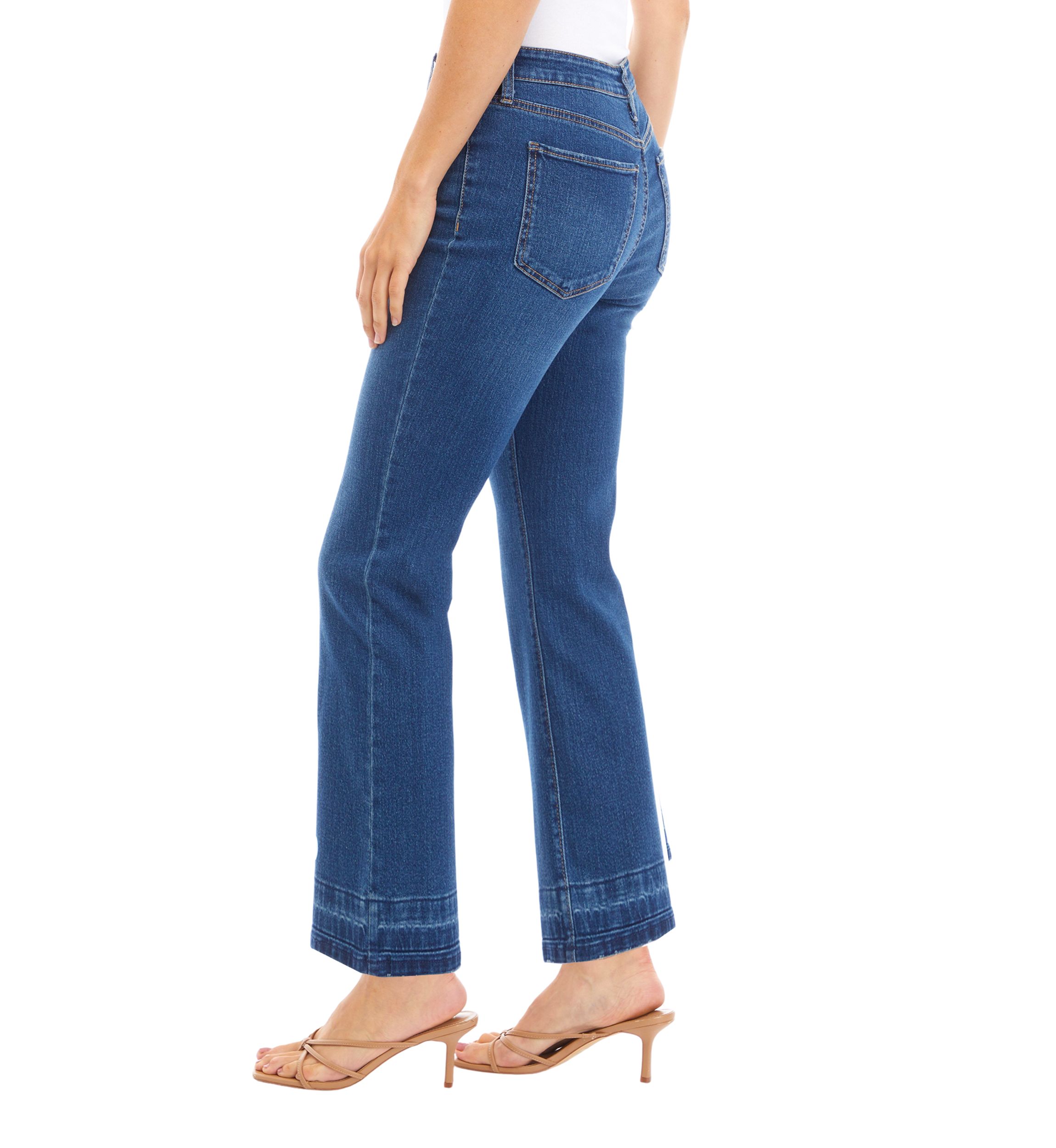 Womens Release Hem Classic Fit Jeans