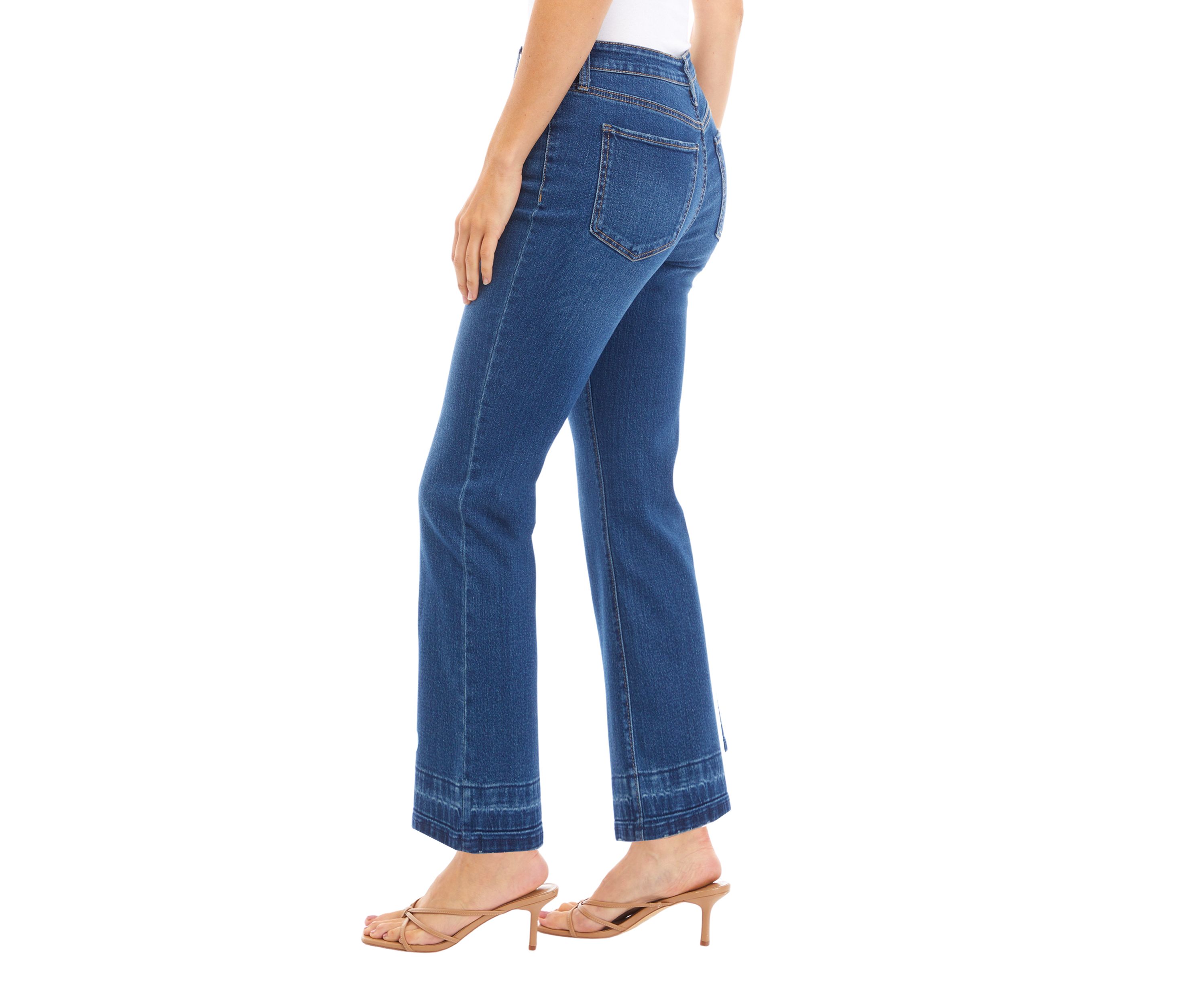 Womens Release Hem Classic Fit Jeans