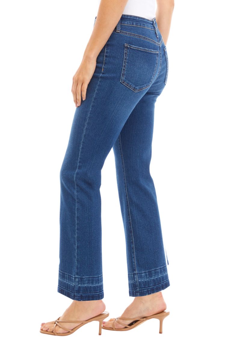 Womens Release Hem Classic Fit Jeans