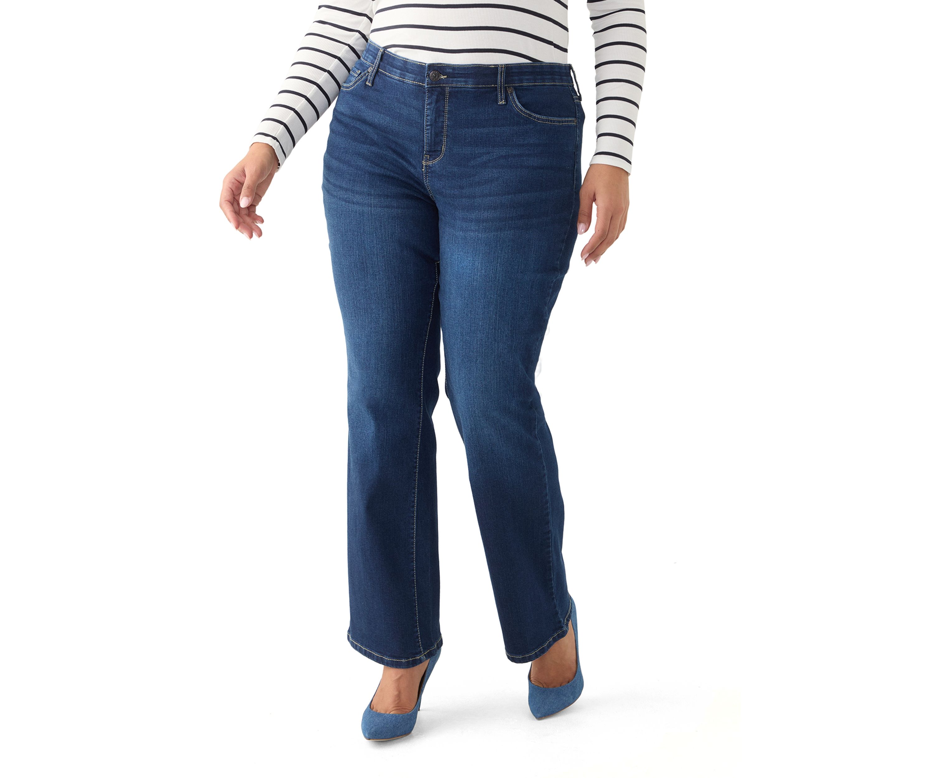 Plus Size Midrise Bootcut Jeans 