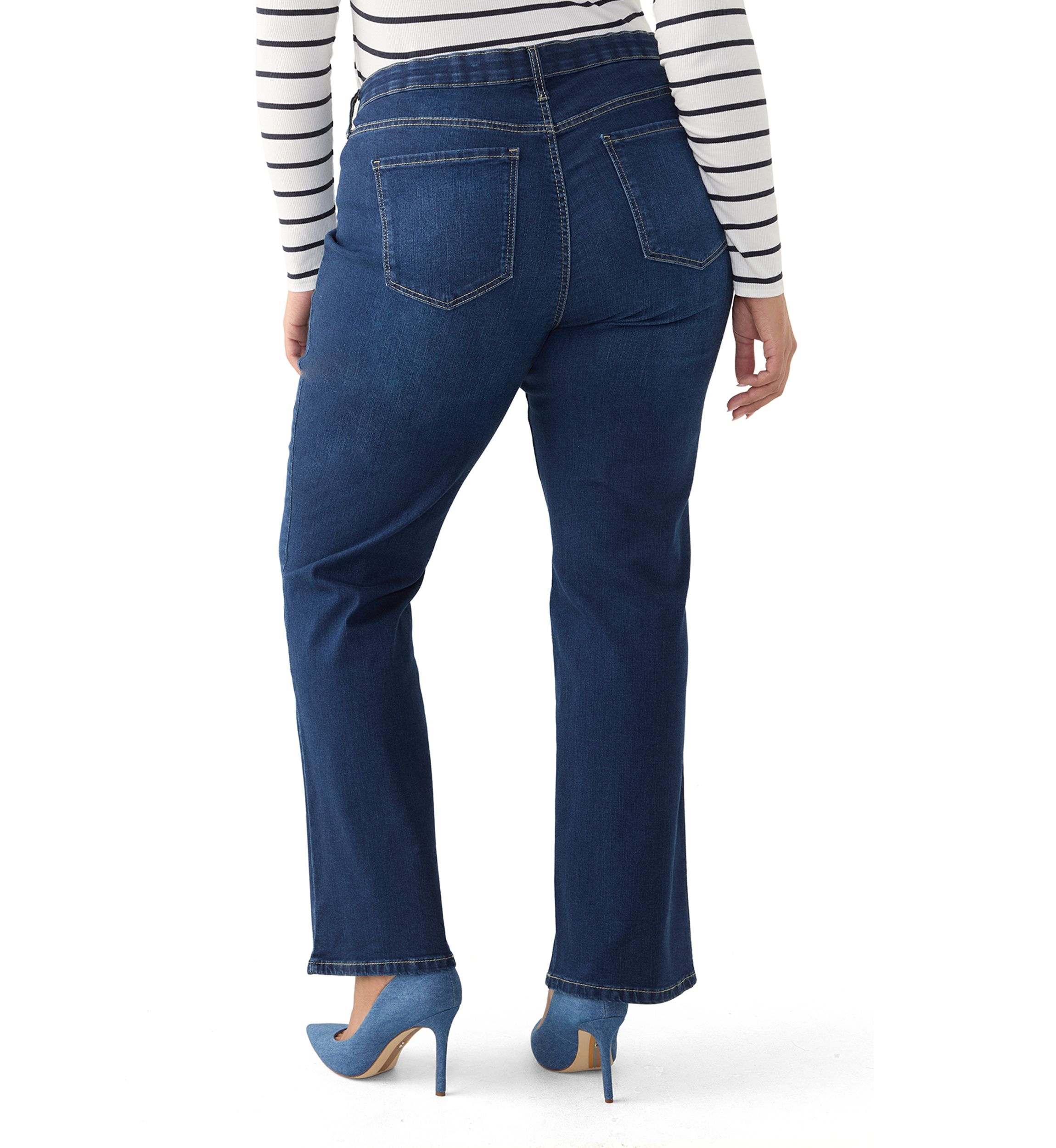 Plus Size Midrise Bootcut Jeans 