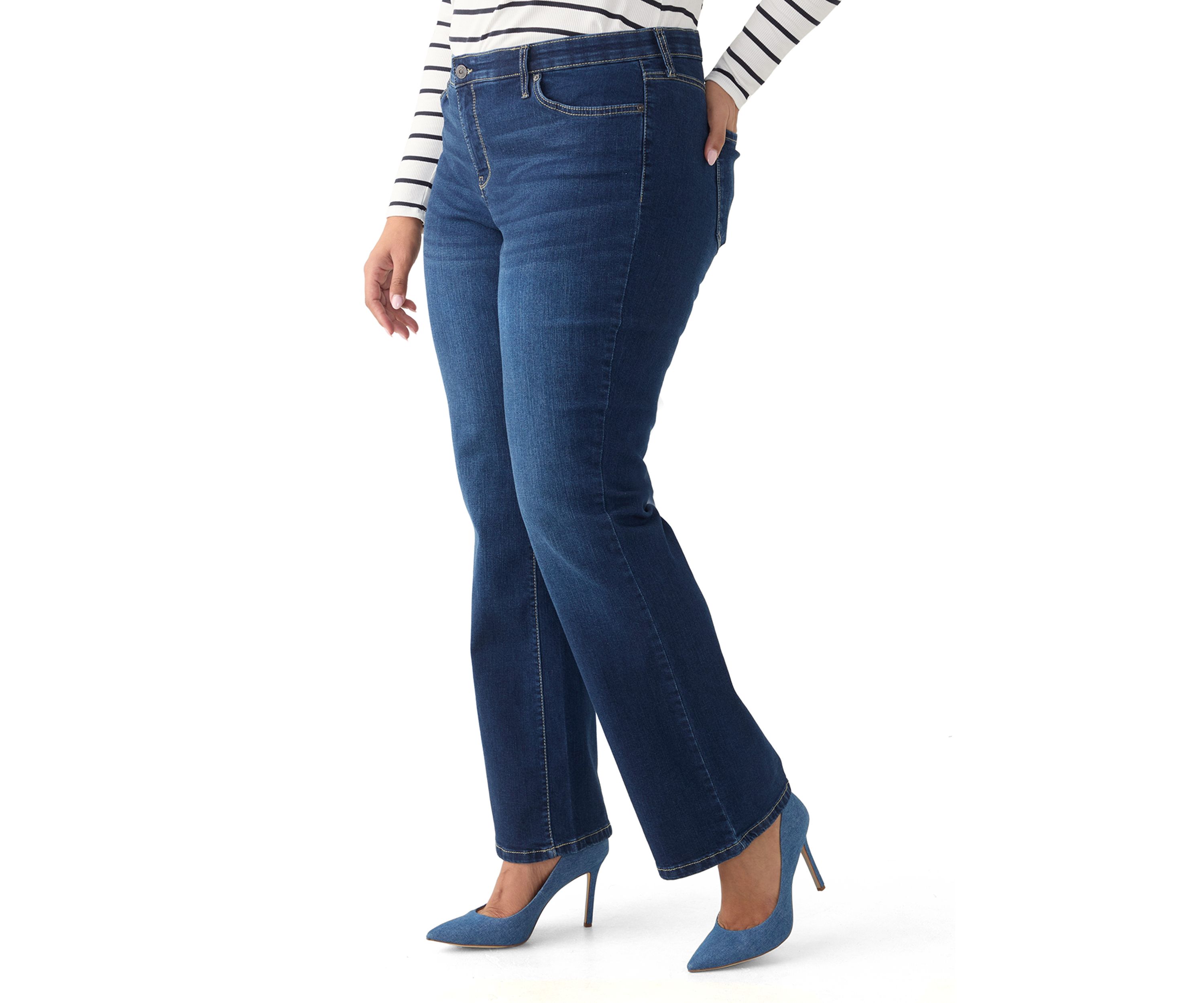 Plus Size Midrise Bootcut Jeans 