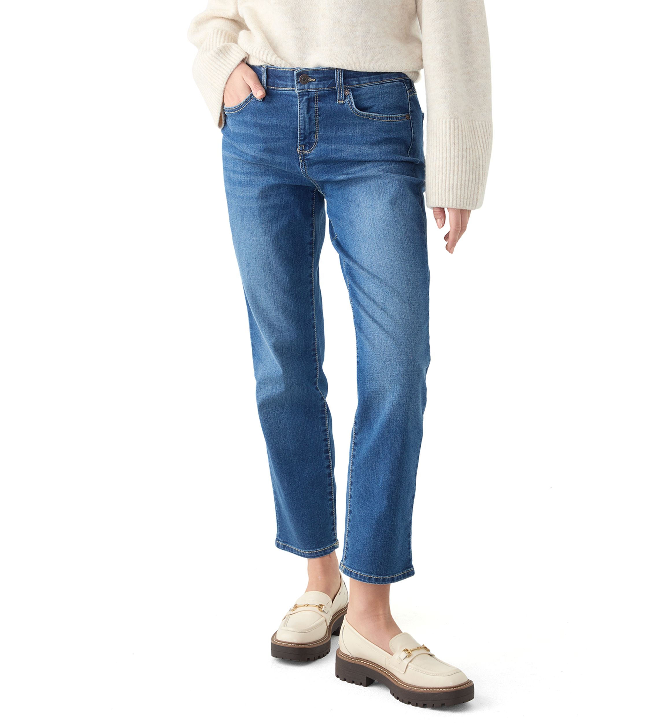 Petite Straight Jeans 