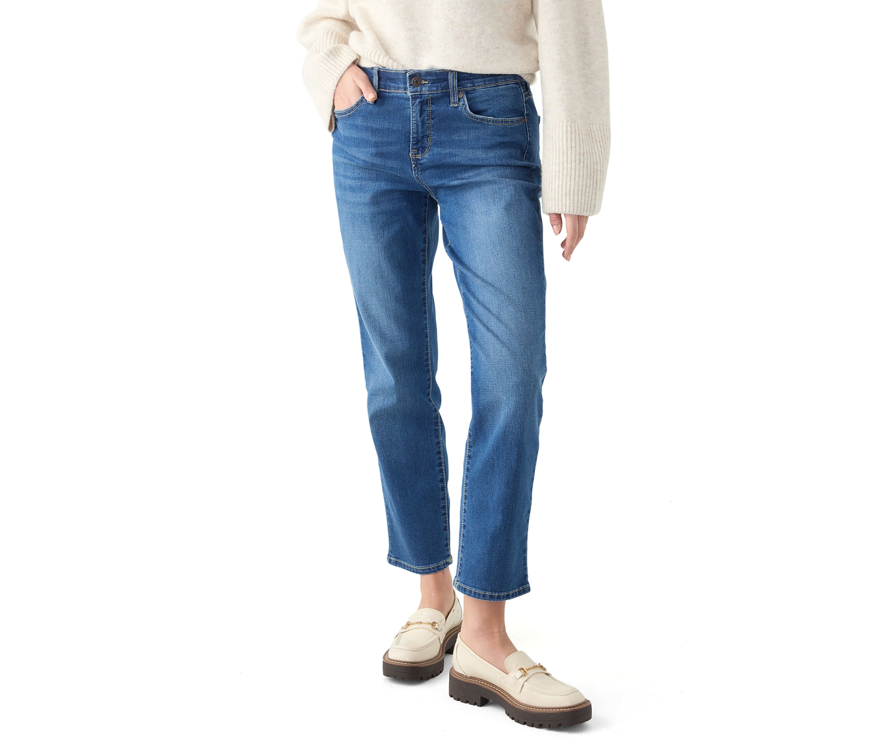 Petite Straight Jeans 