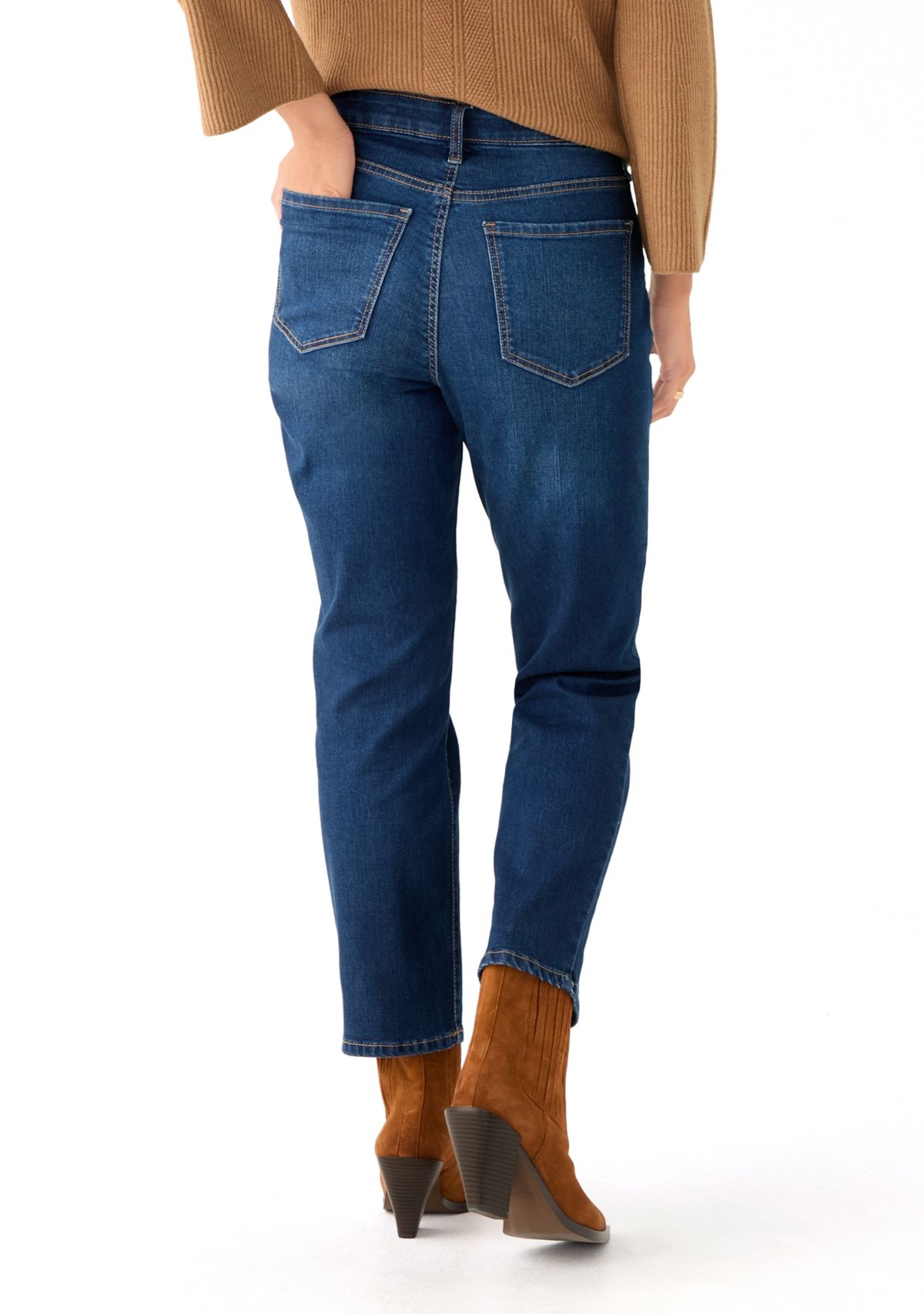 Petite Straight Jeans 