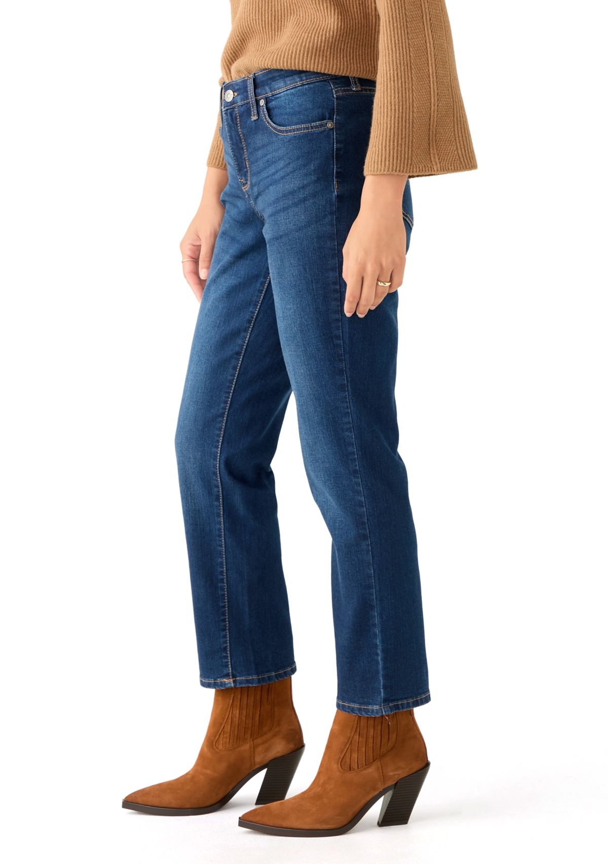 Petite Straight Jeans 