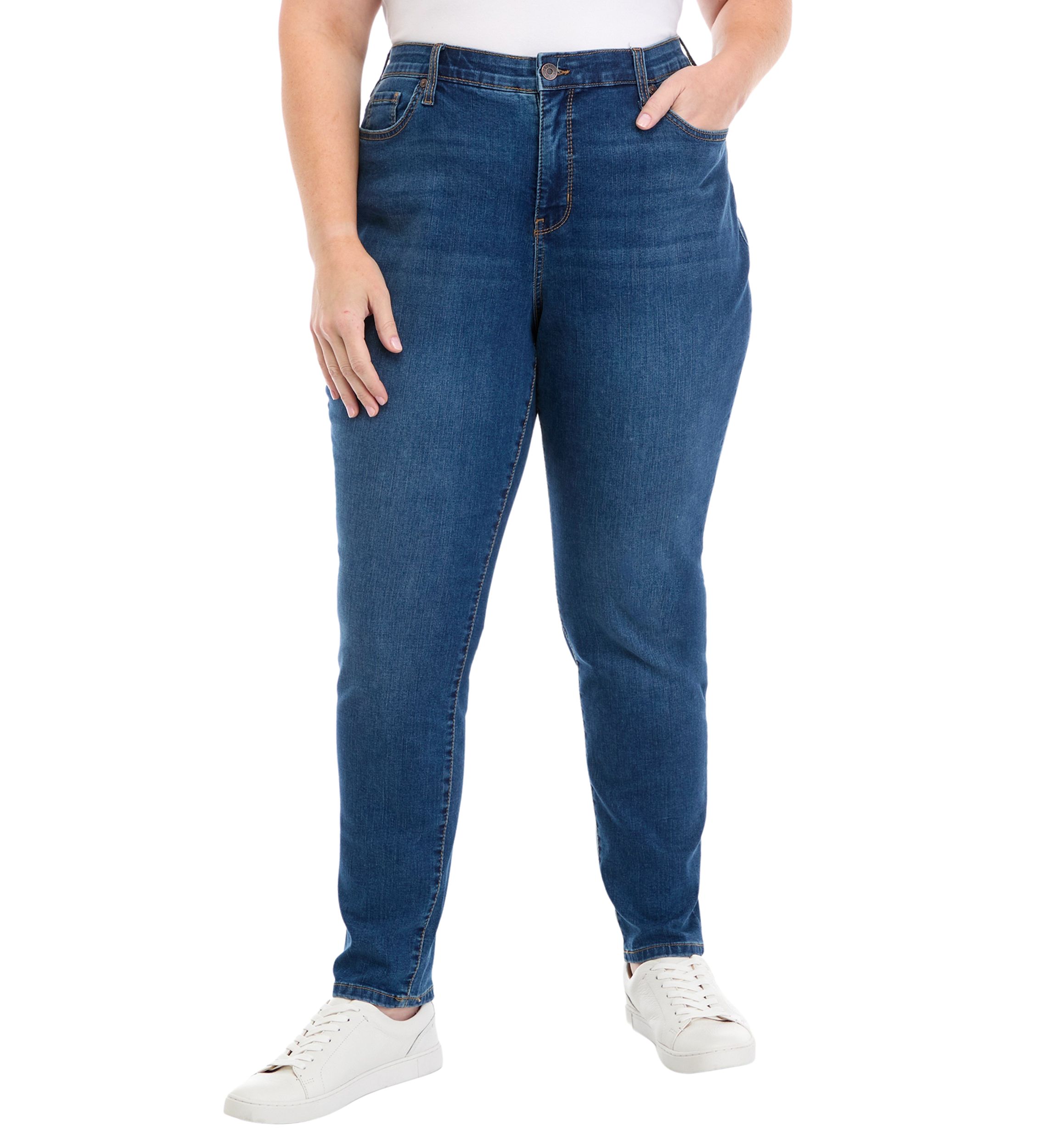 Plus Size High Rise Skinny Jeans