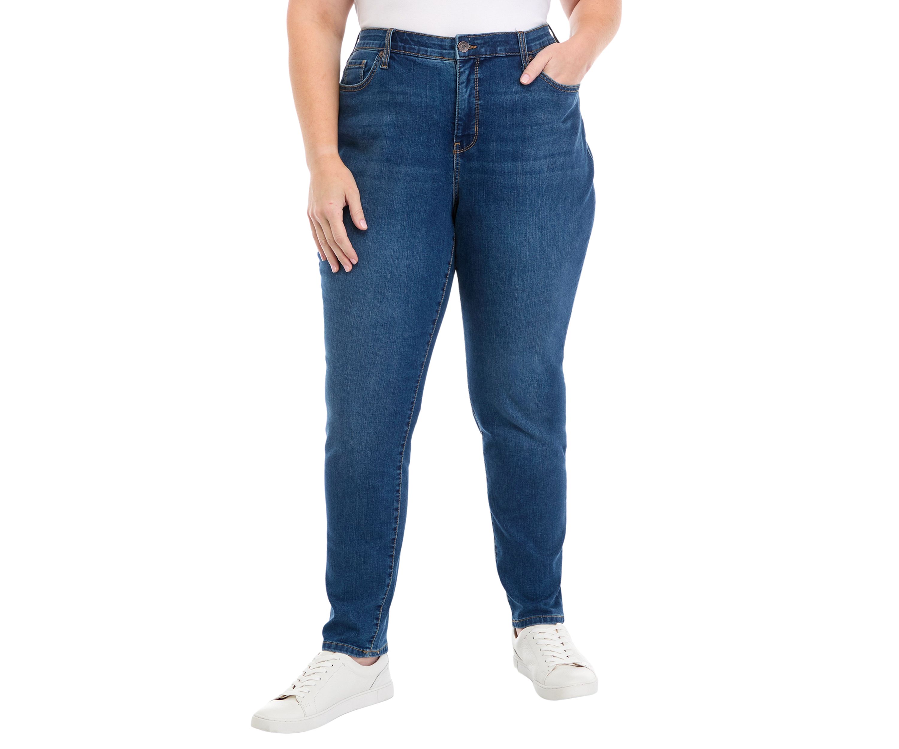 Plus Size High Rise Skinny Jeans