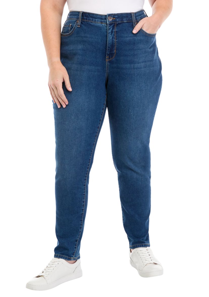 Plus Size High Rise Skinny Jeans