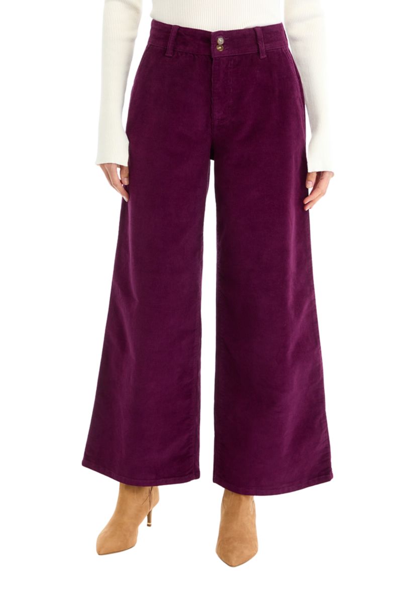 Petite Corduroy Trouser Pants