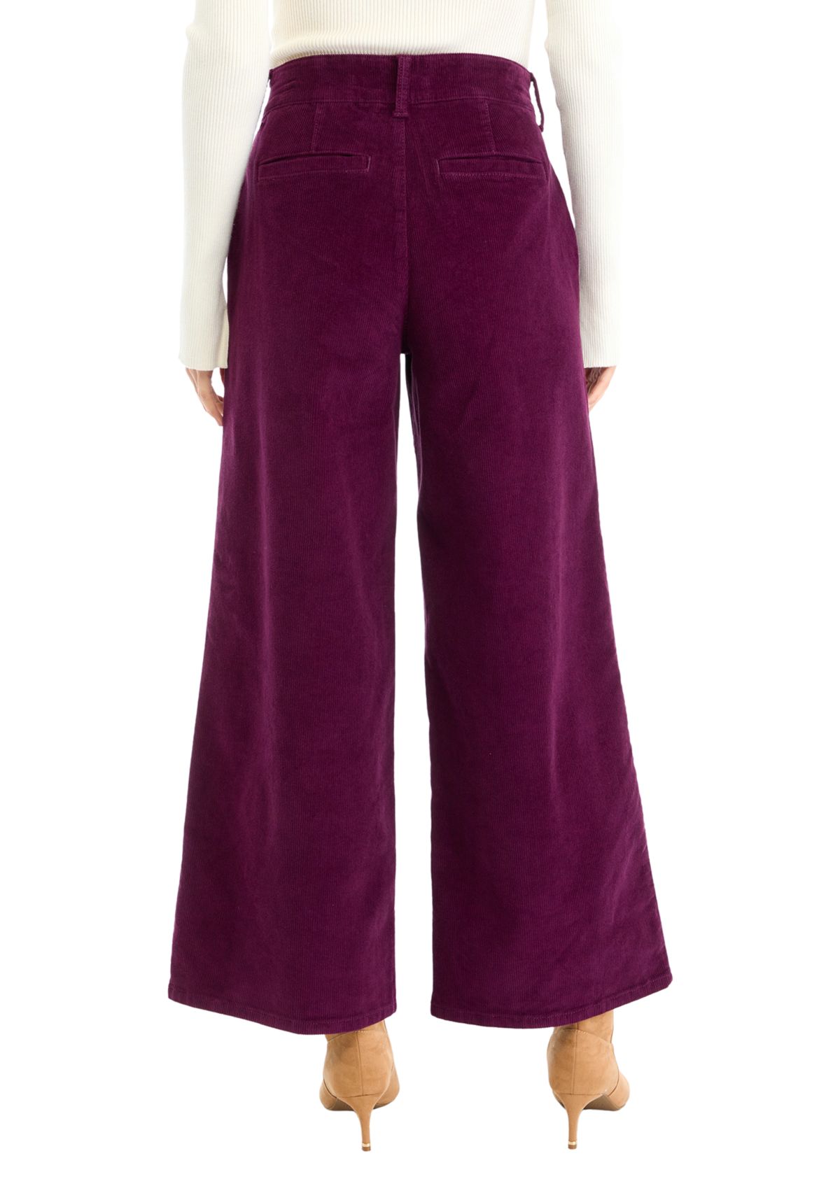 Petite Corduroy Trouser Pants