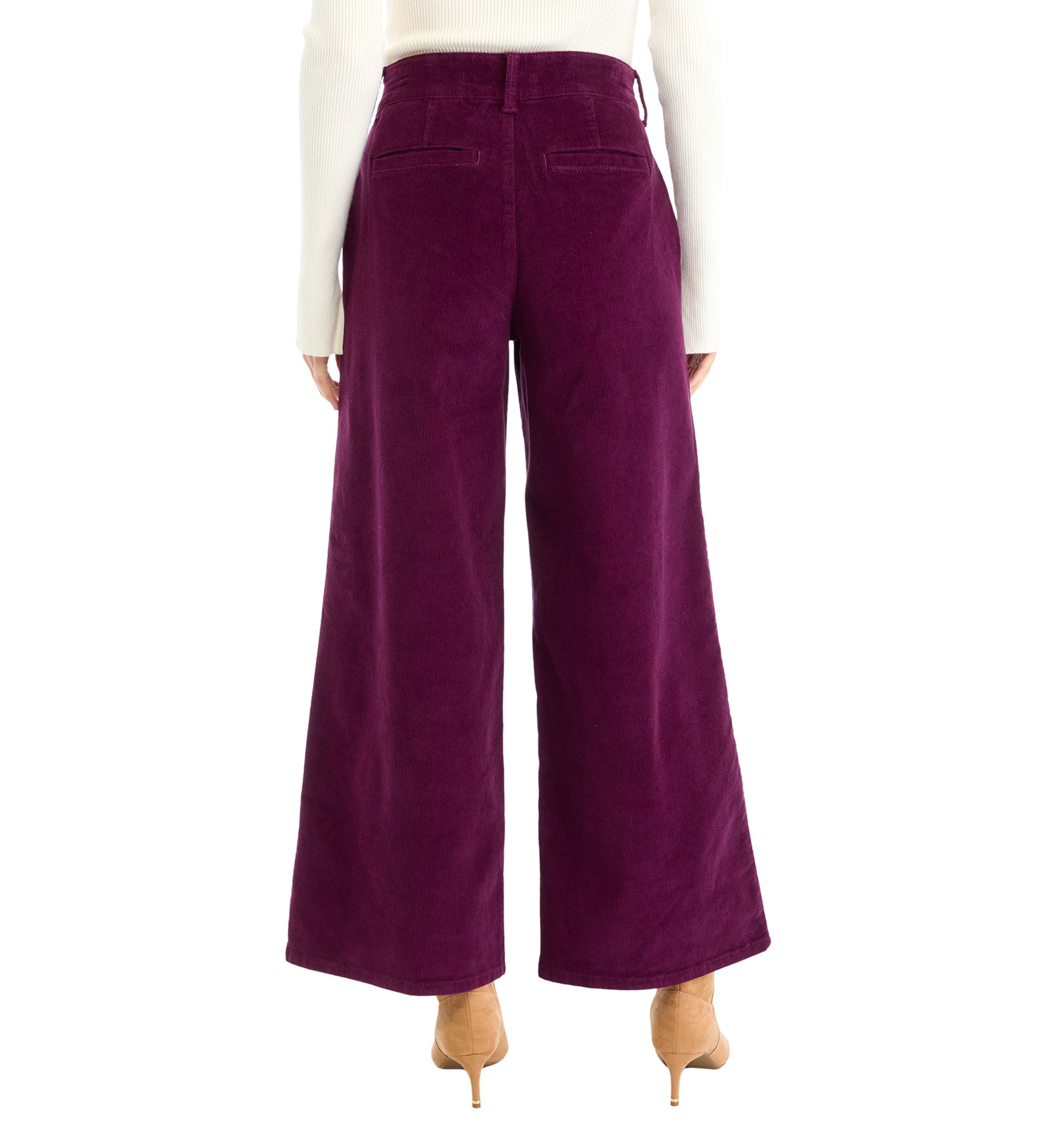 Petite Corduroy Trouser Pants