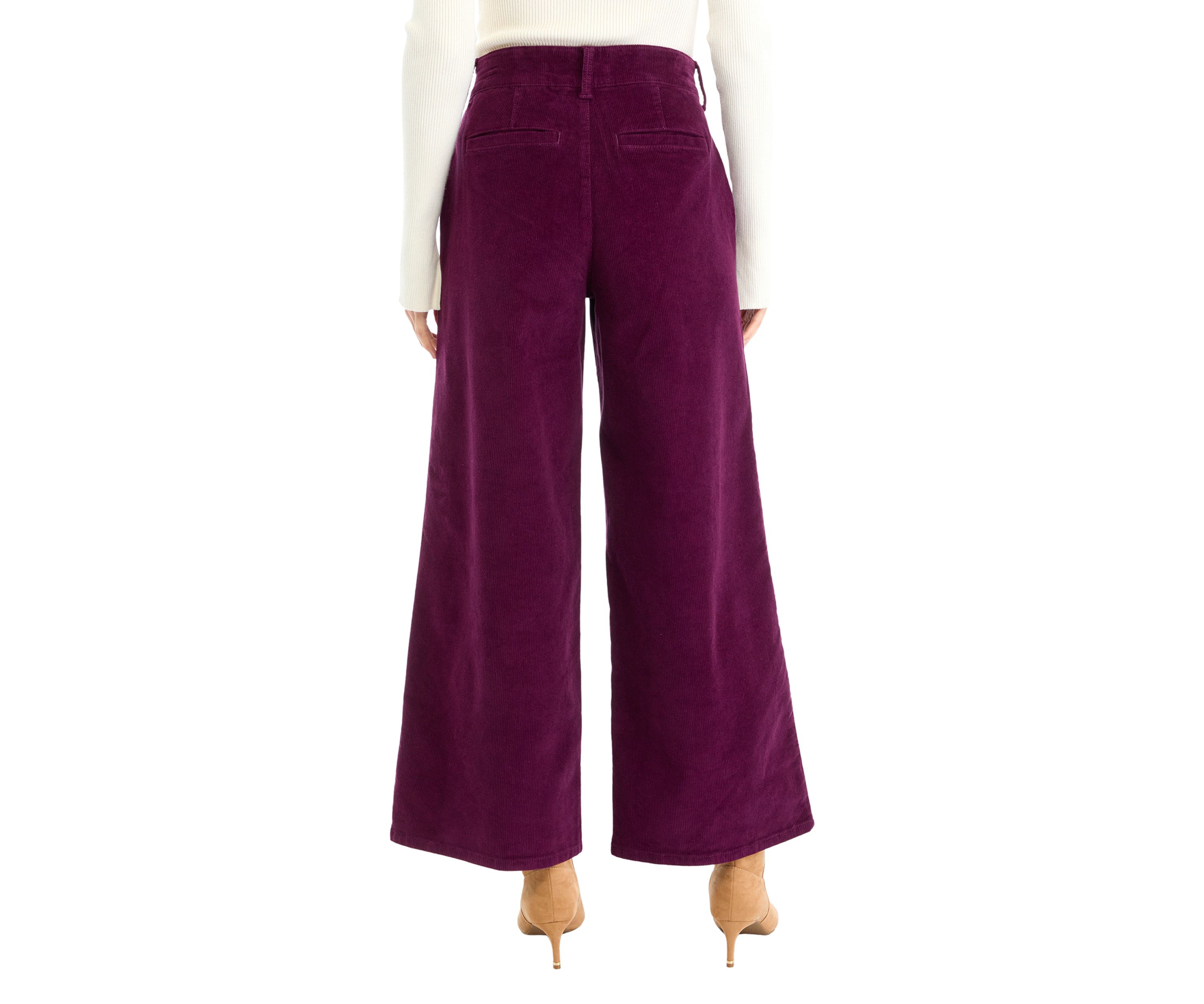 Petite Corduroy Trouser Pants