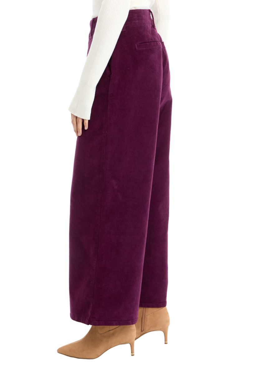Petite Corduroy Trouser Pants