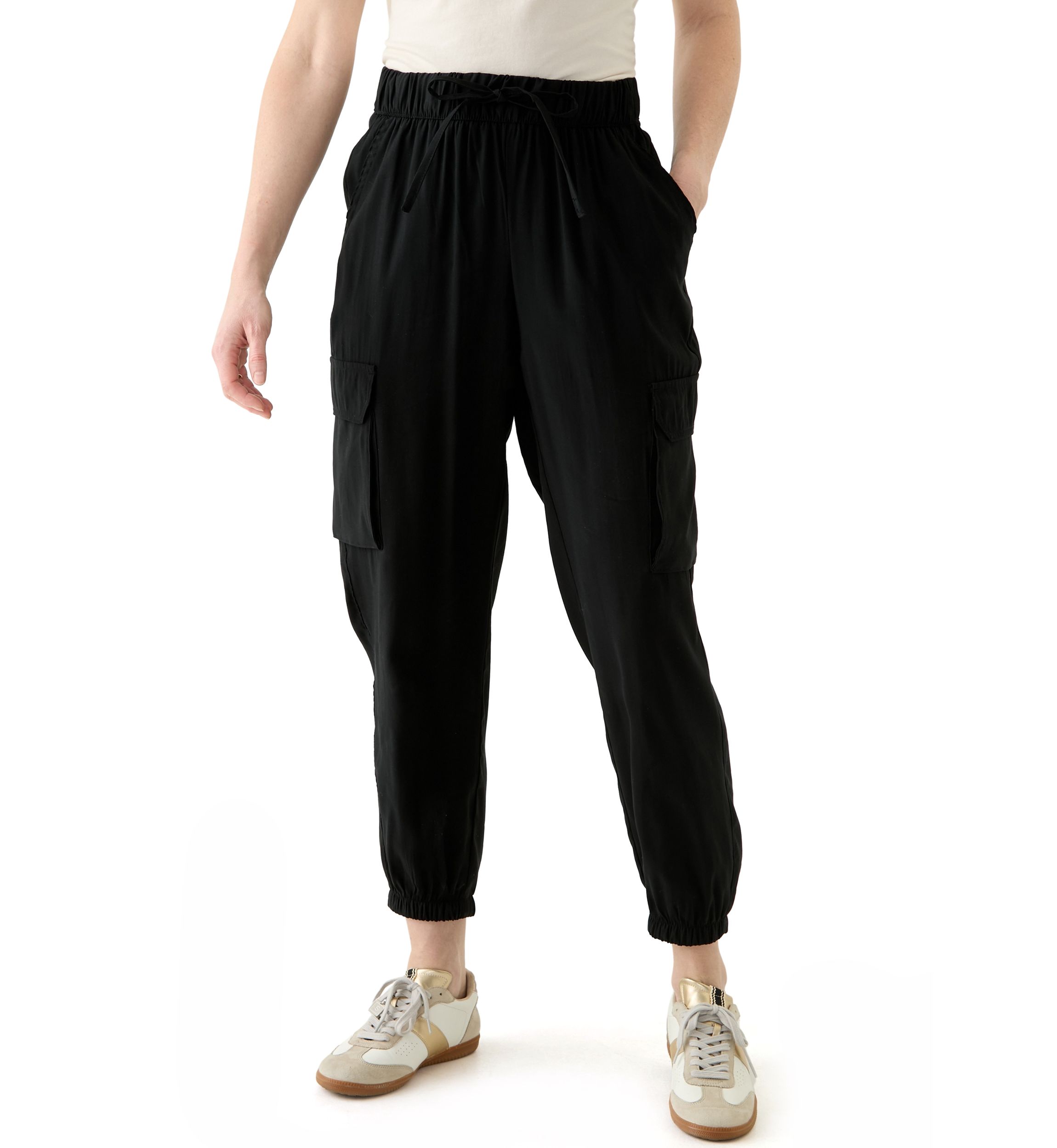 Womens Cargo Jogger Pants