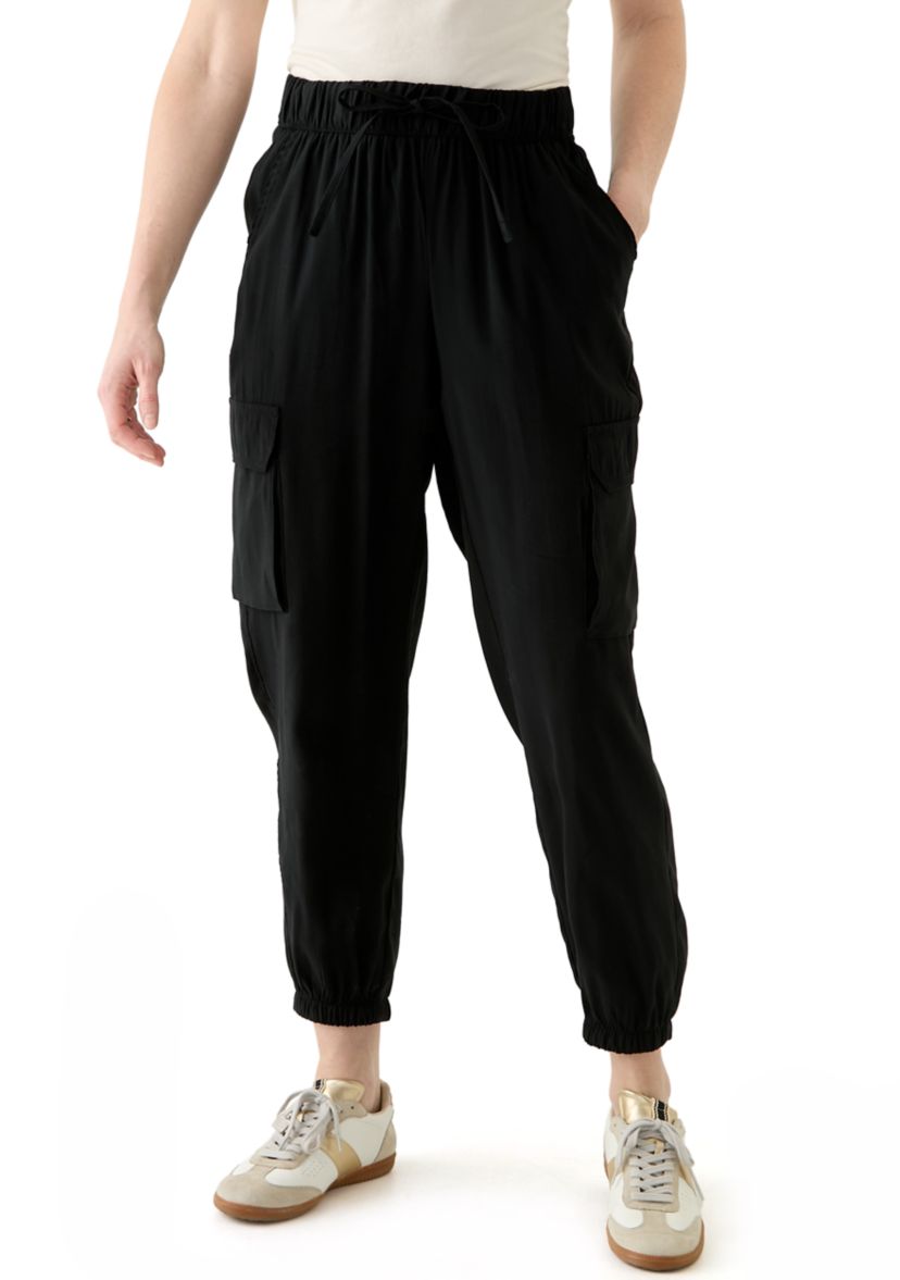 Womens Cargo Jogger Pants