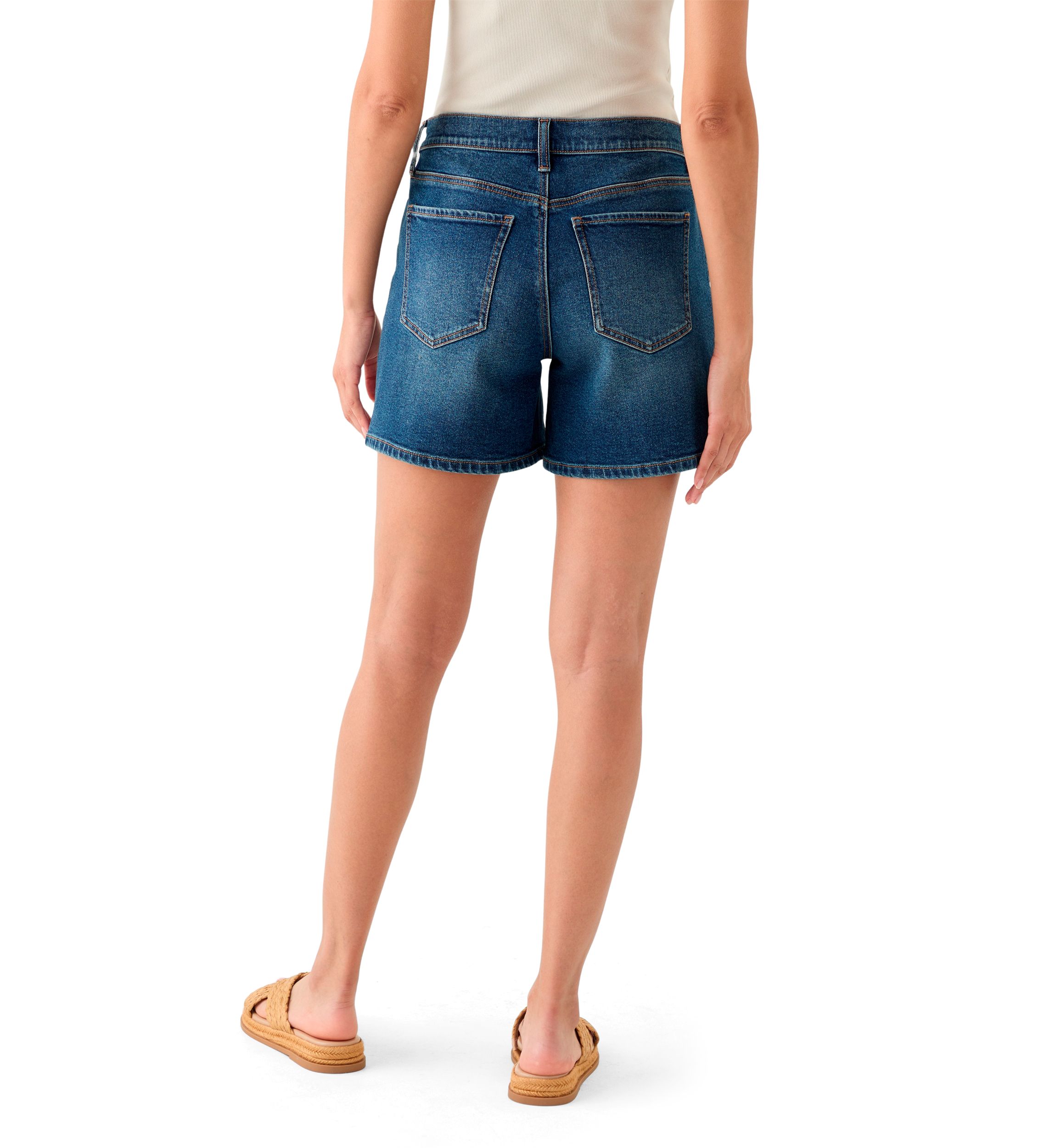 Womens Tie Waist Long Shorts