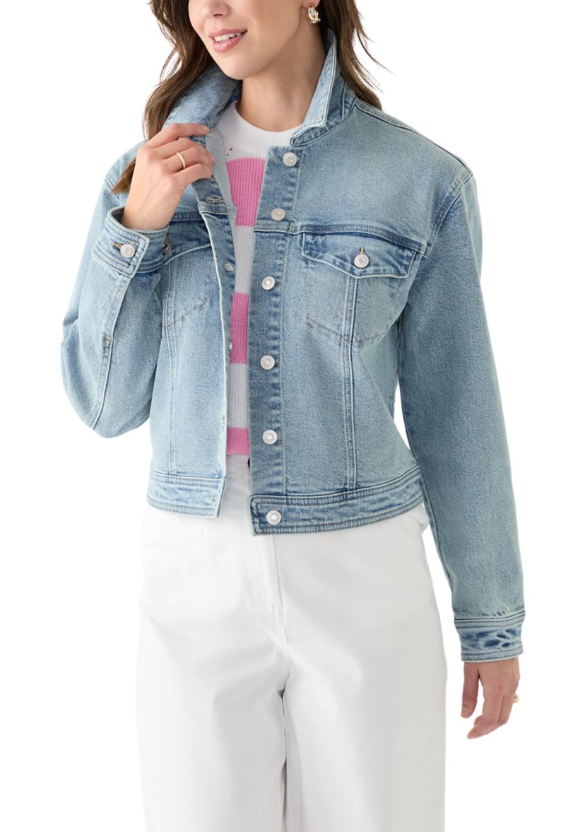 Womens Cropped Denim Jacket