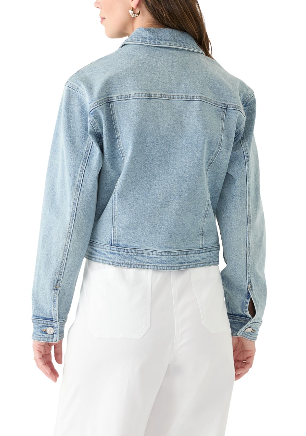Womens Cropped Denim Jacket