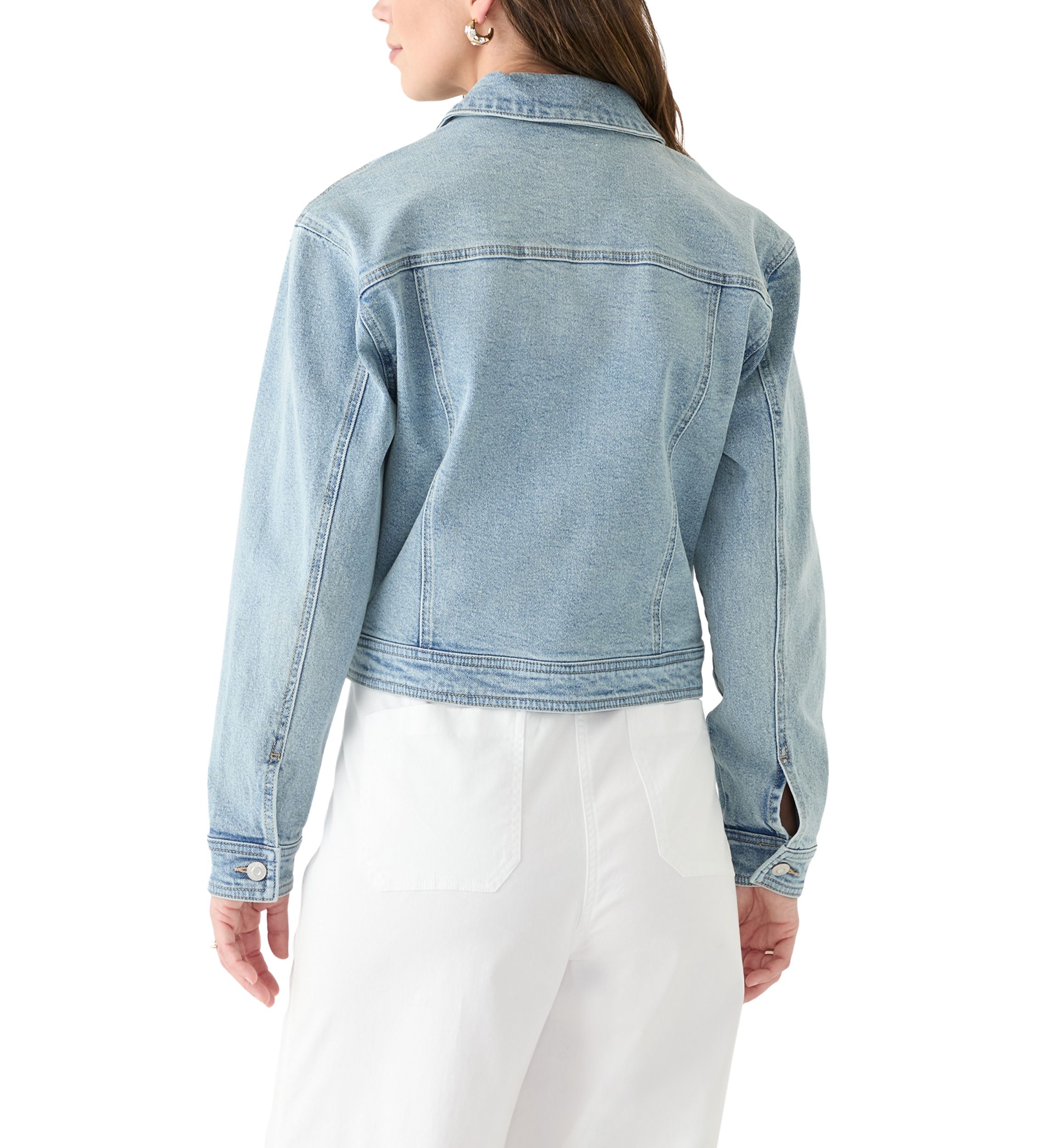 Womens Cropped Denim Jacket