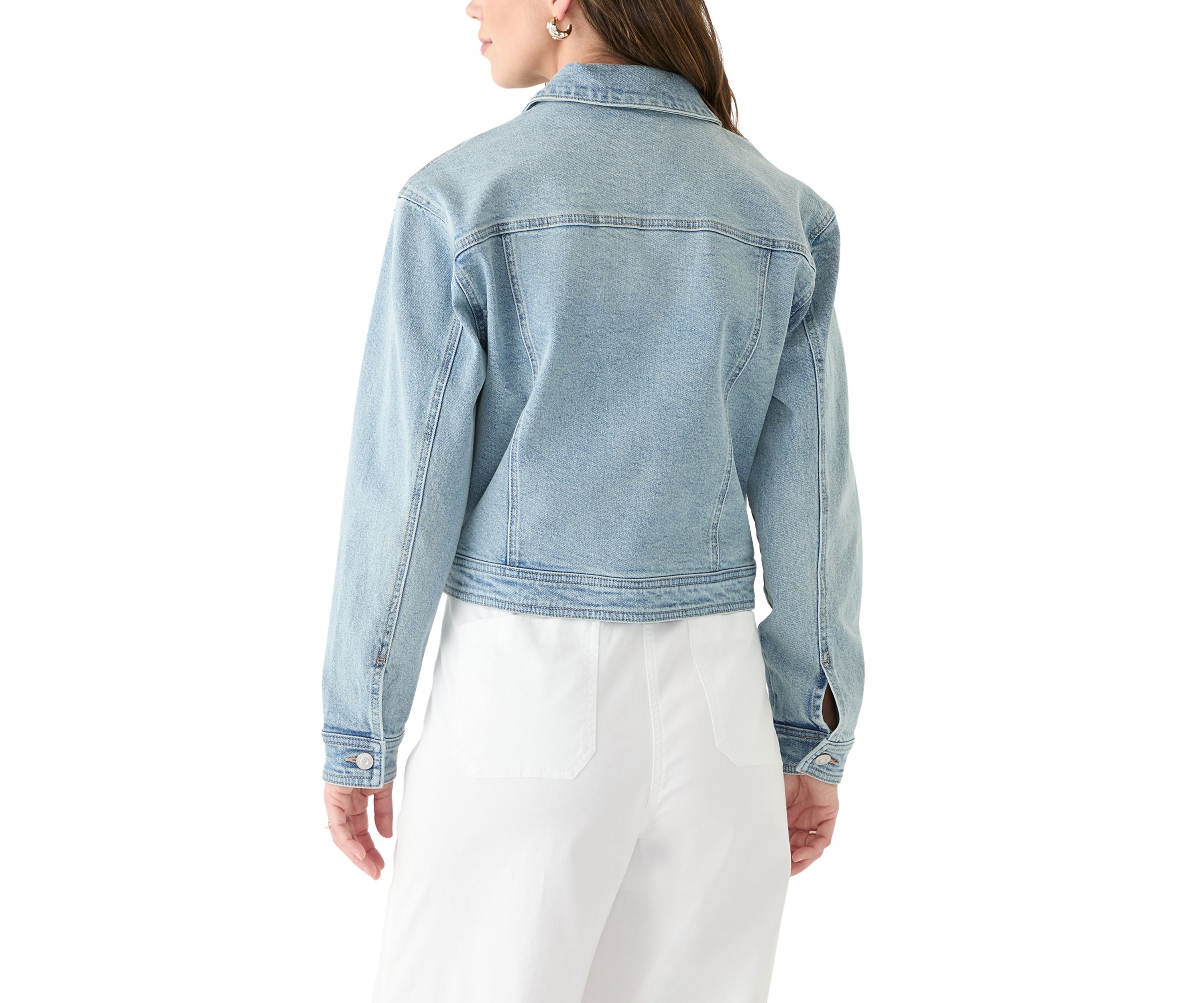 Womens Cropped Denim Jacket