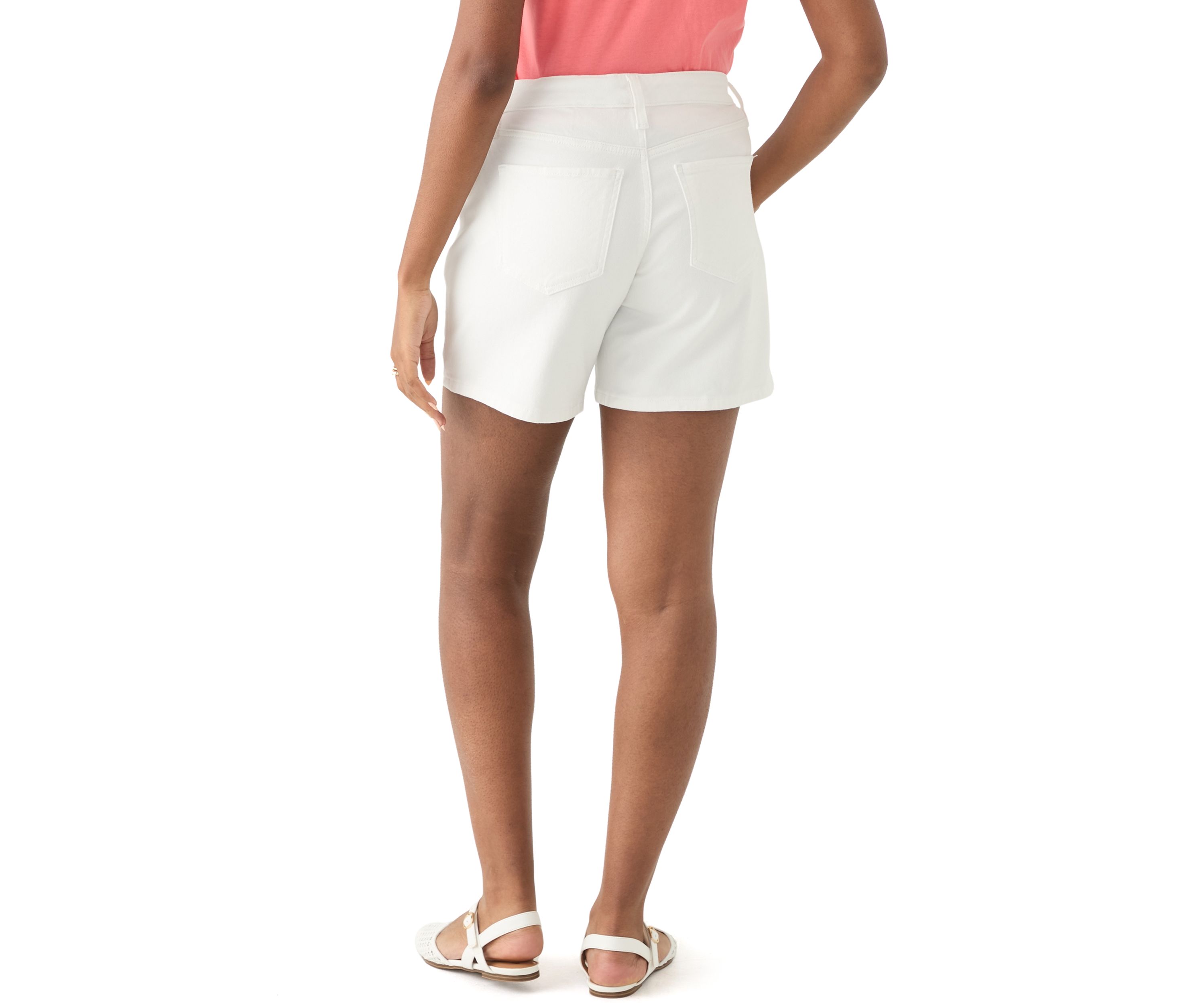 Womens Mid Rise 7" Relaxed Boyfriend Shorts