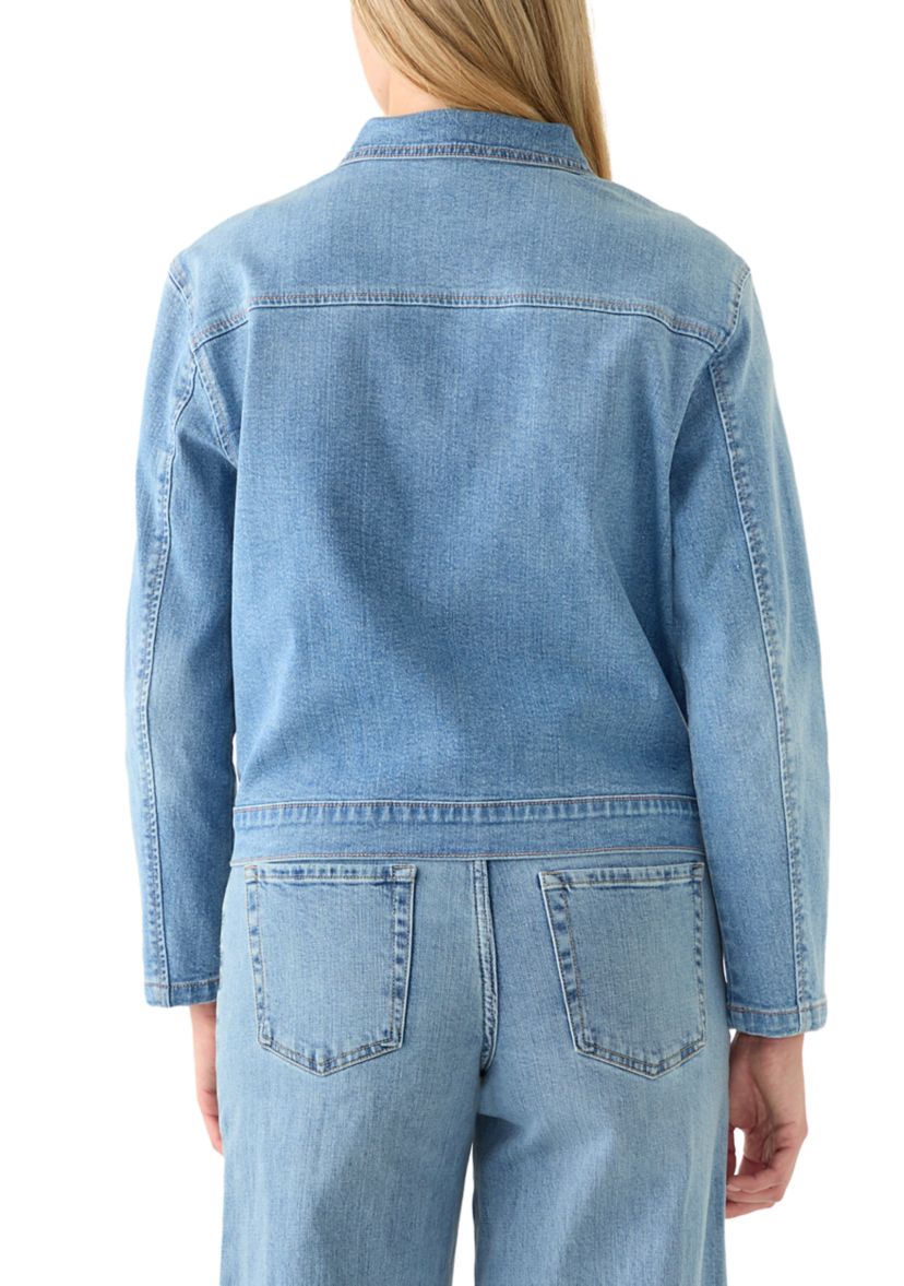 Womens Patch Pocket Denim Jacket 