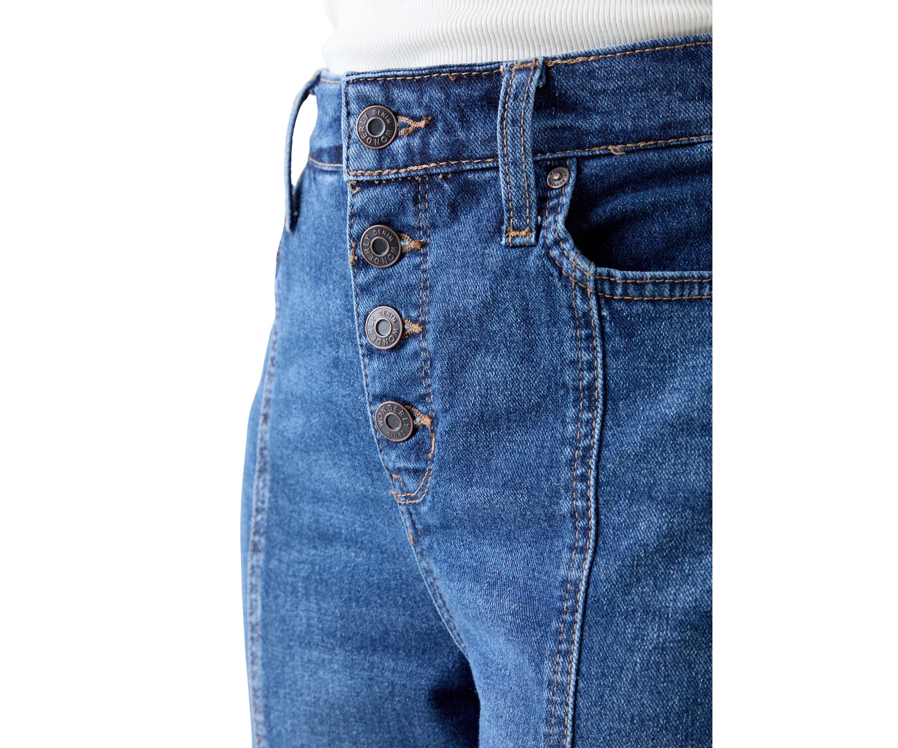 Women’s Straight-Leg Seamed Front Ankle Jeans