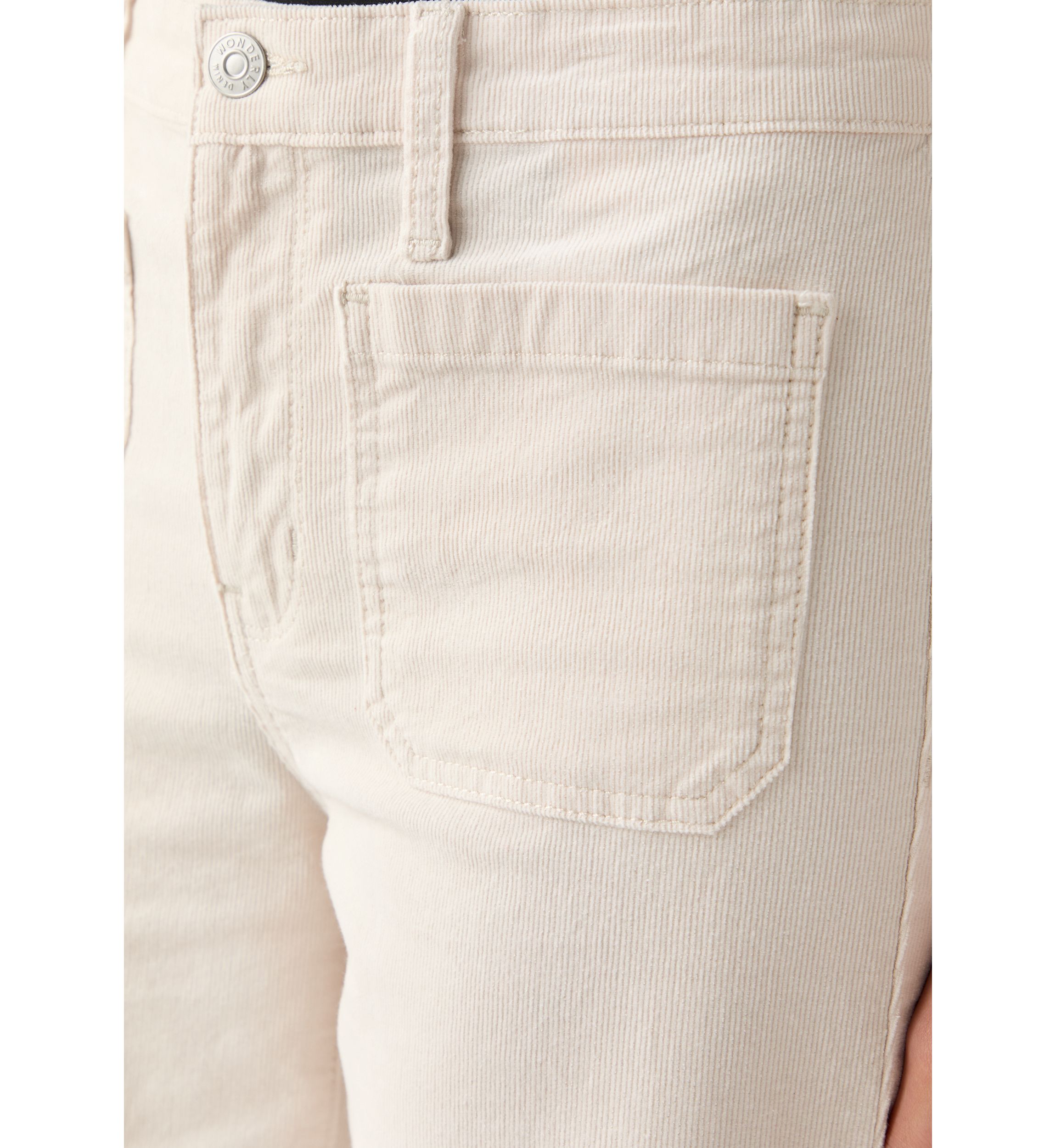 Womens High Rise Pocket Wide Leg Boyfriend Jeans 