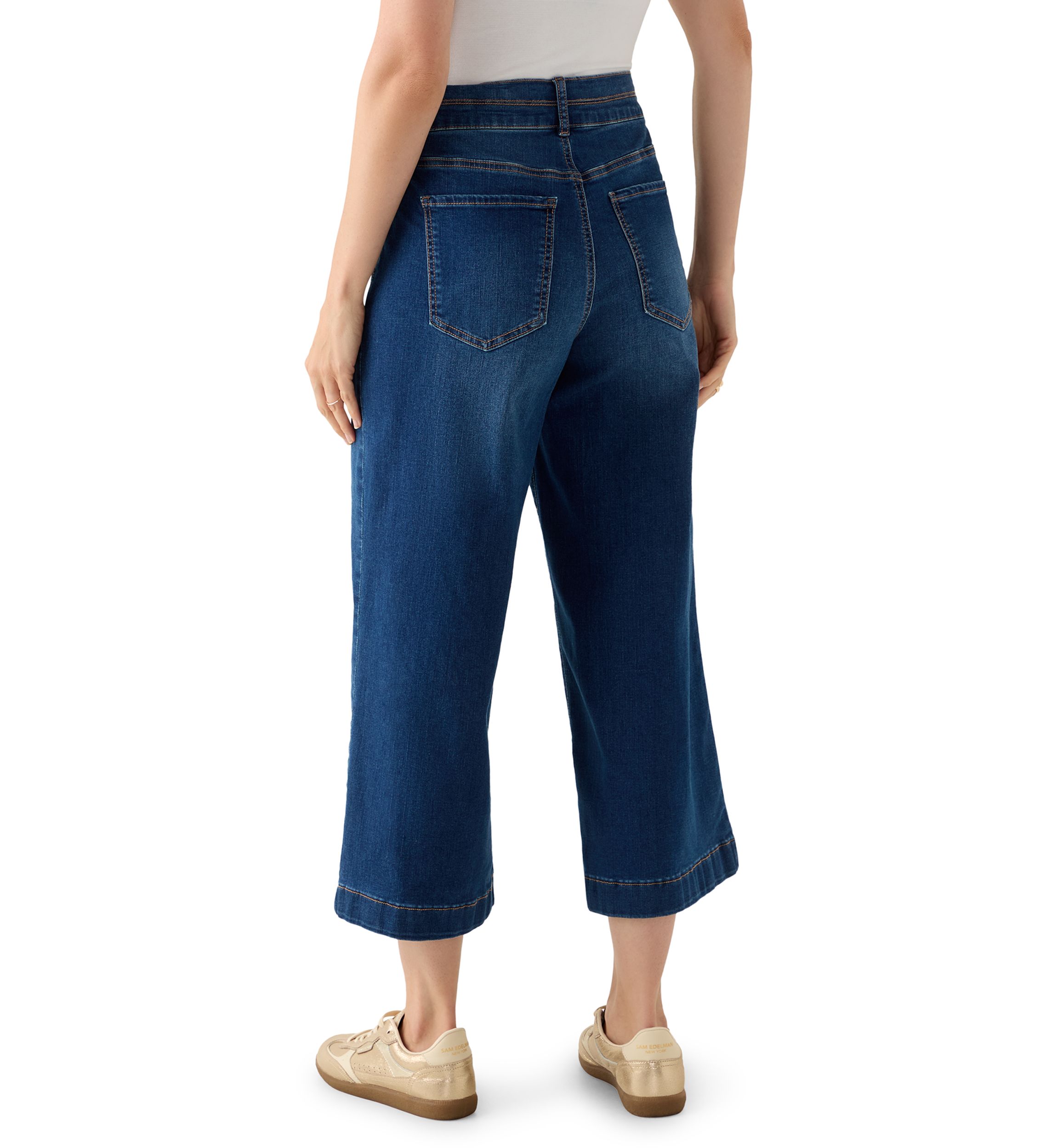 Womens Front Pocket Denim Pants