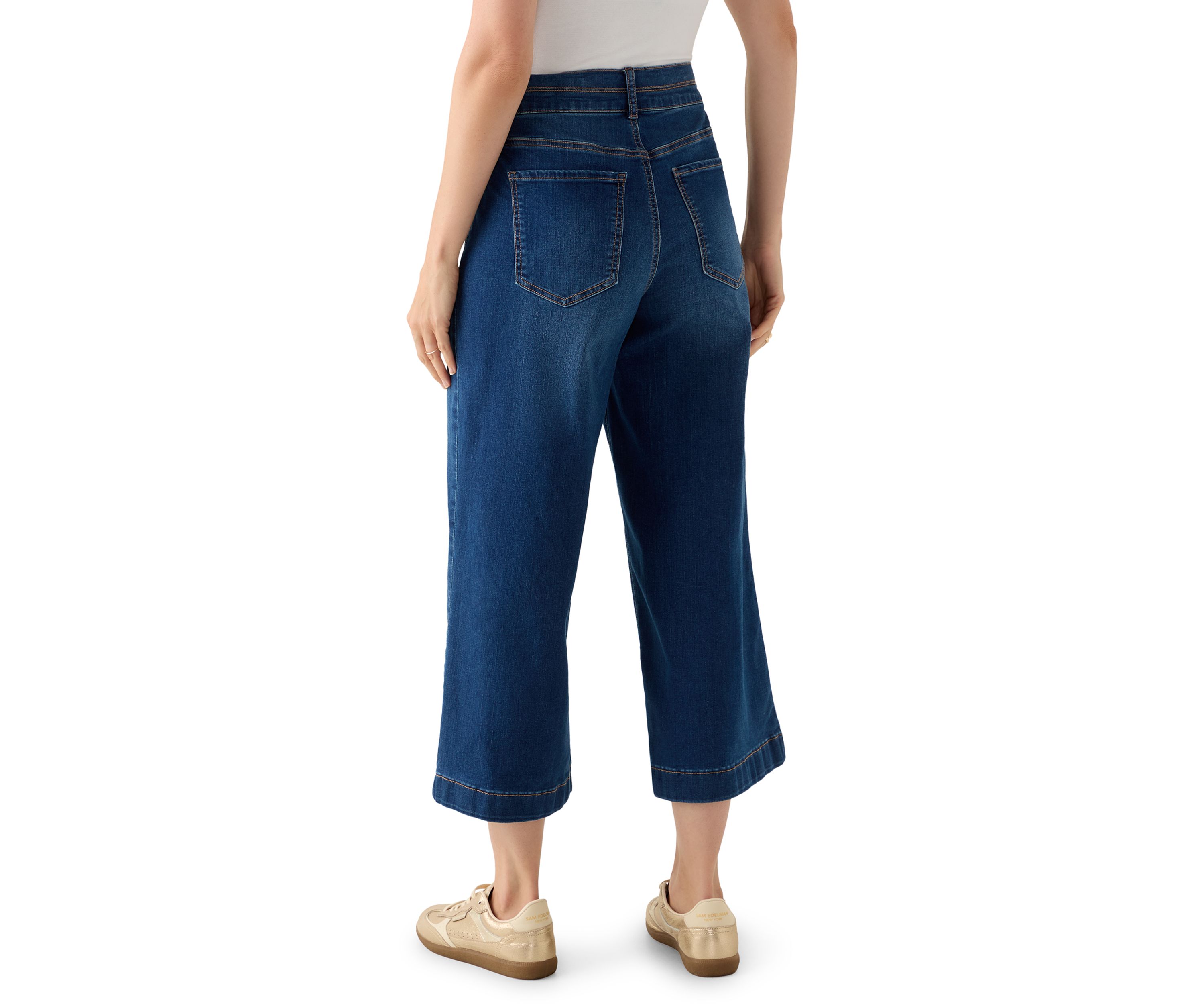 Womens Front Pocket Denim Pants