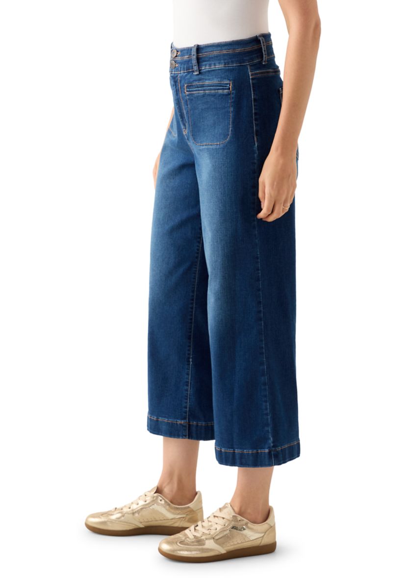 Womens Front Pocket Denim Pants