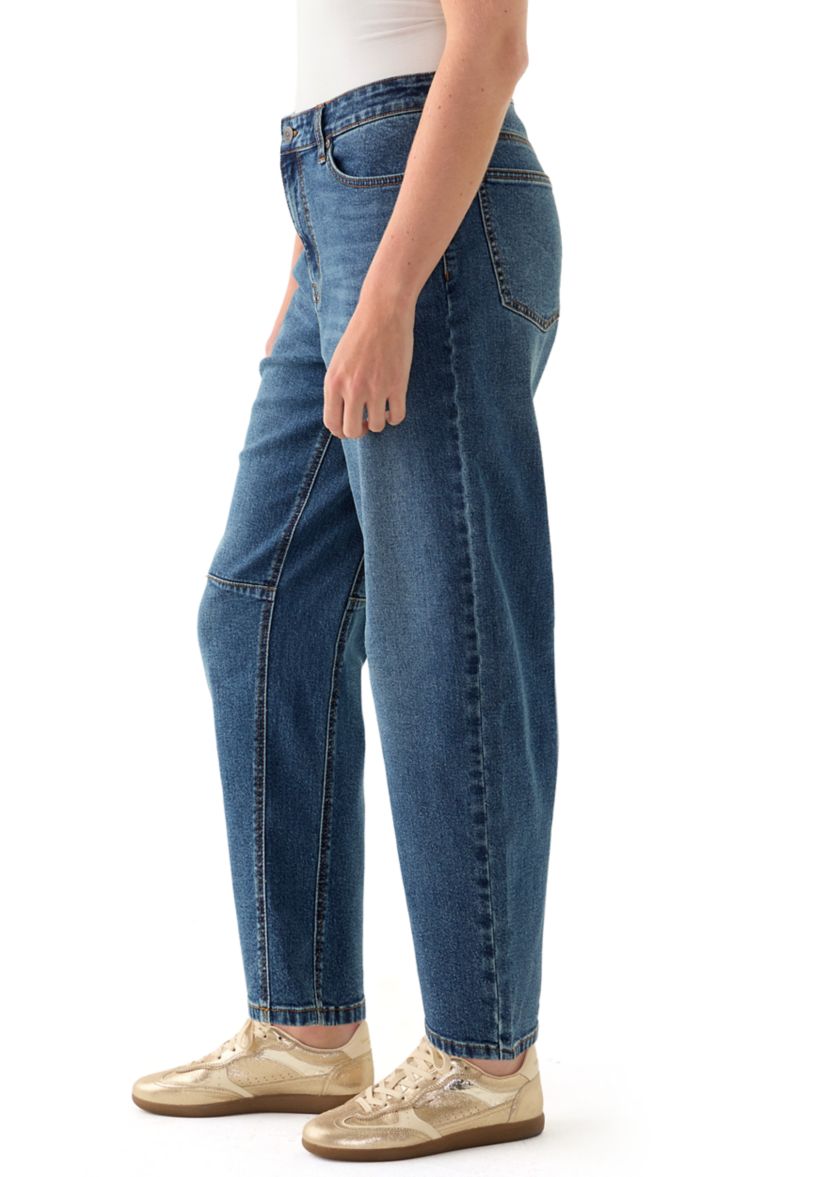 Womens Barrel Leg Jeans 