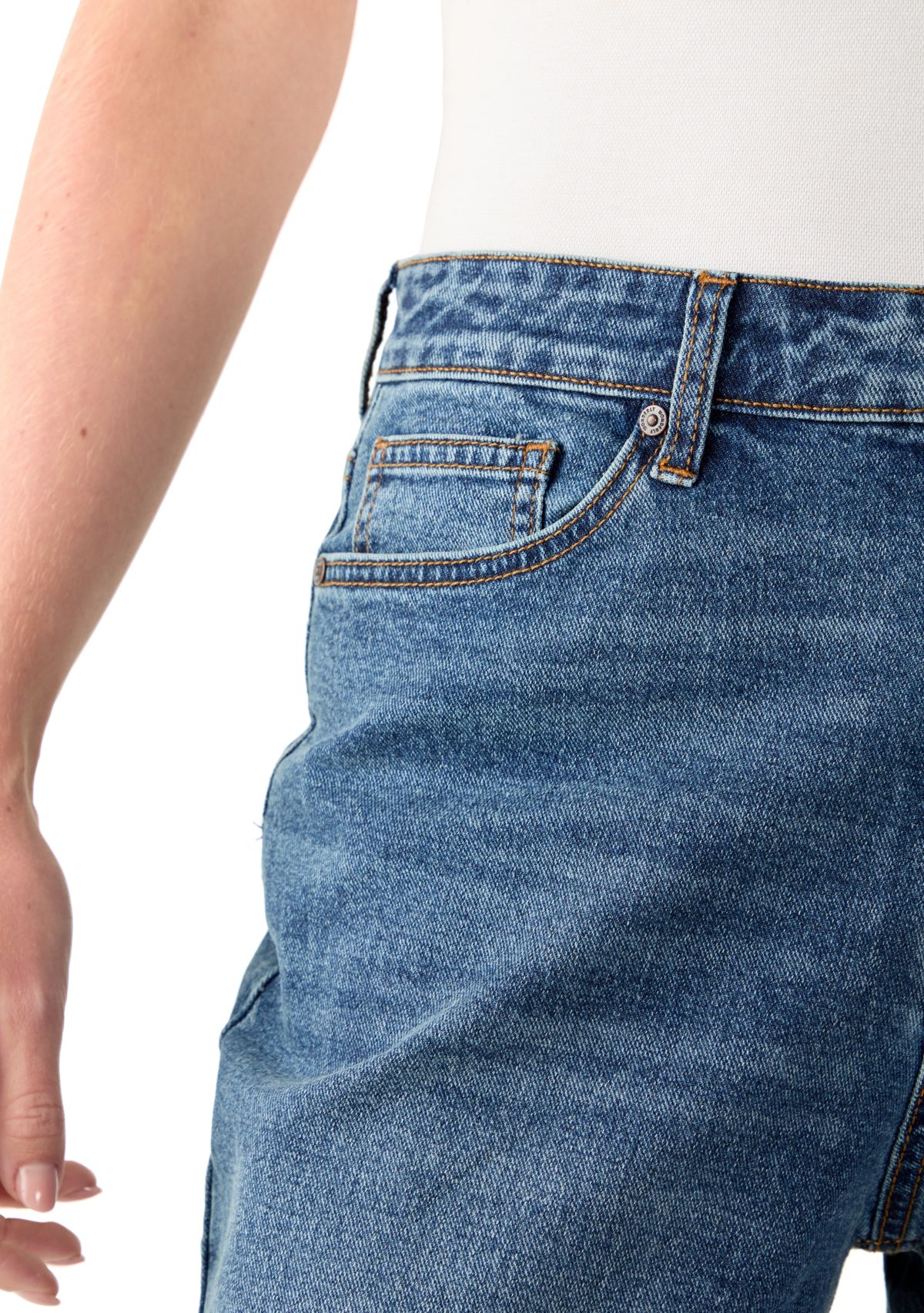 Womens Barrel Leg Jeans 