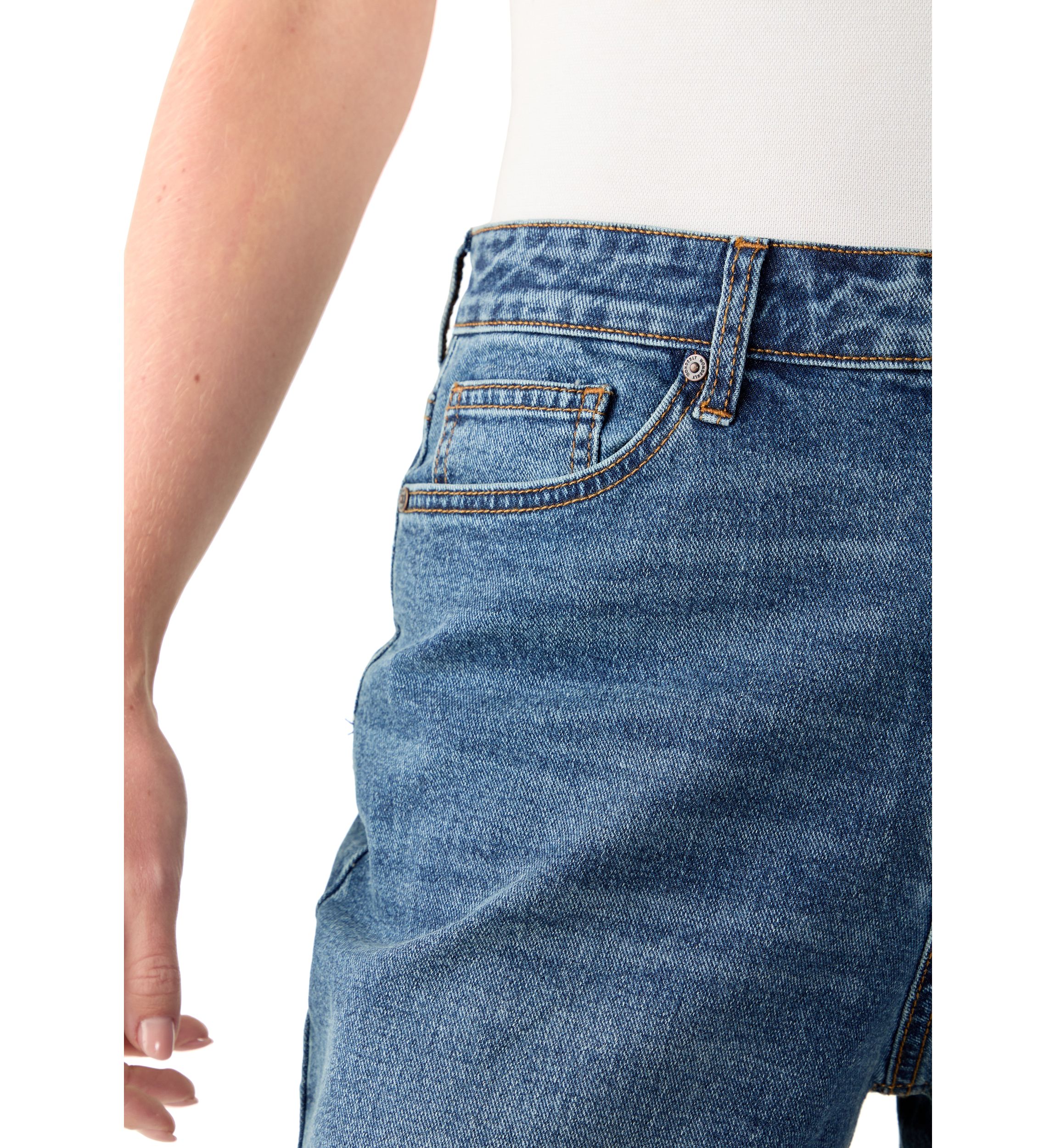 Womens Barrel Leg Jeans 