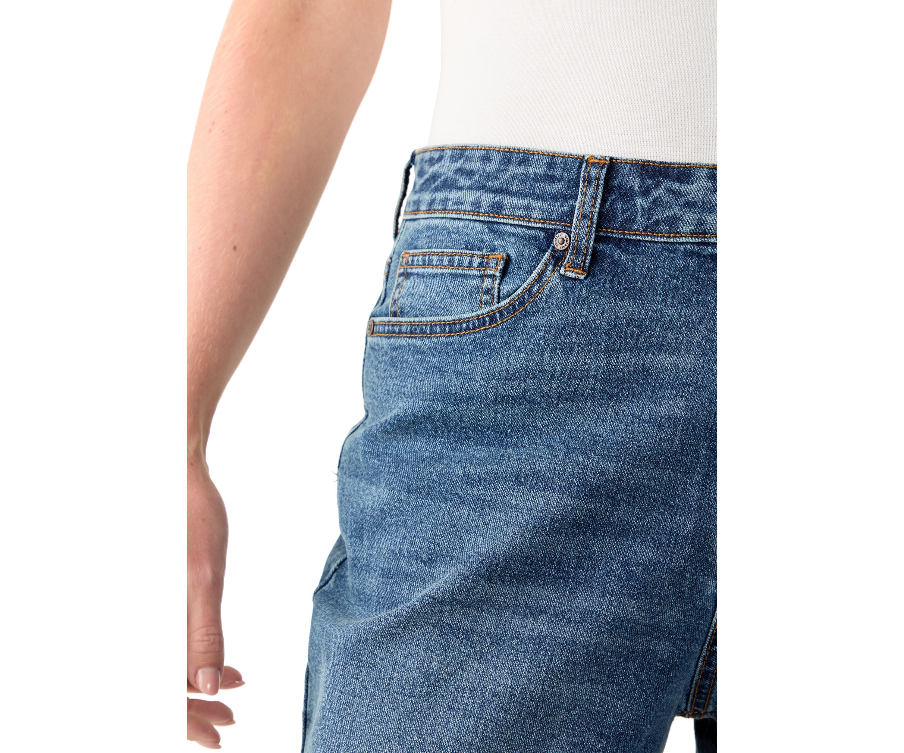 Womens Barrel Leg Jeans 