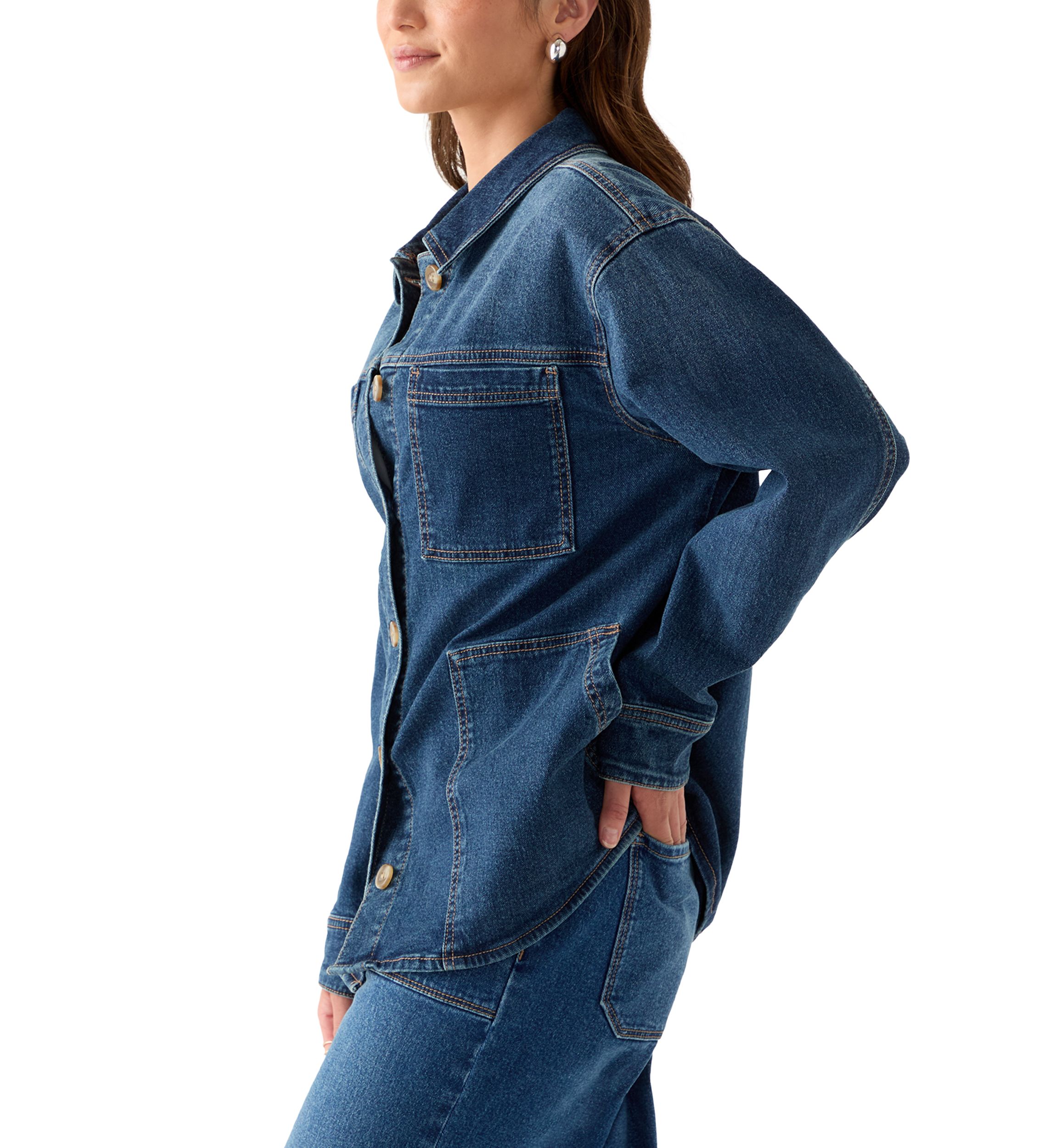 Petite Denim Shacket