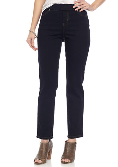 New Directions Petite Pull-On Jean Ankle Pants | Belk