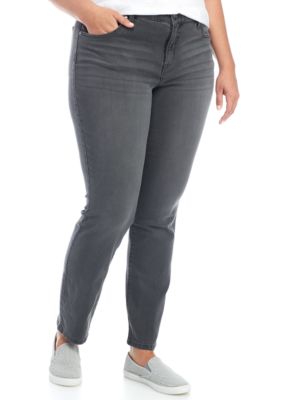 new directions plus size straight leg jean averag