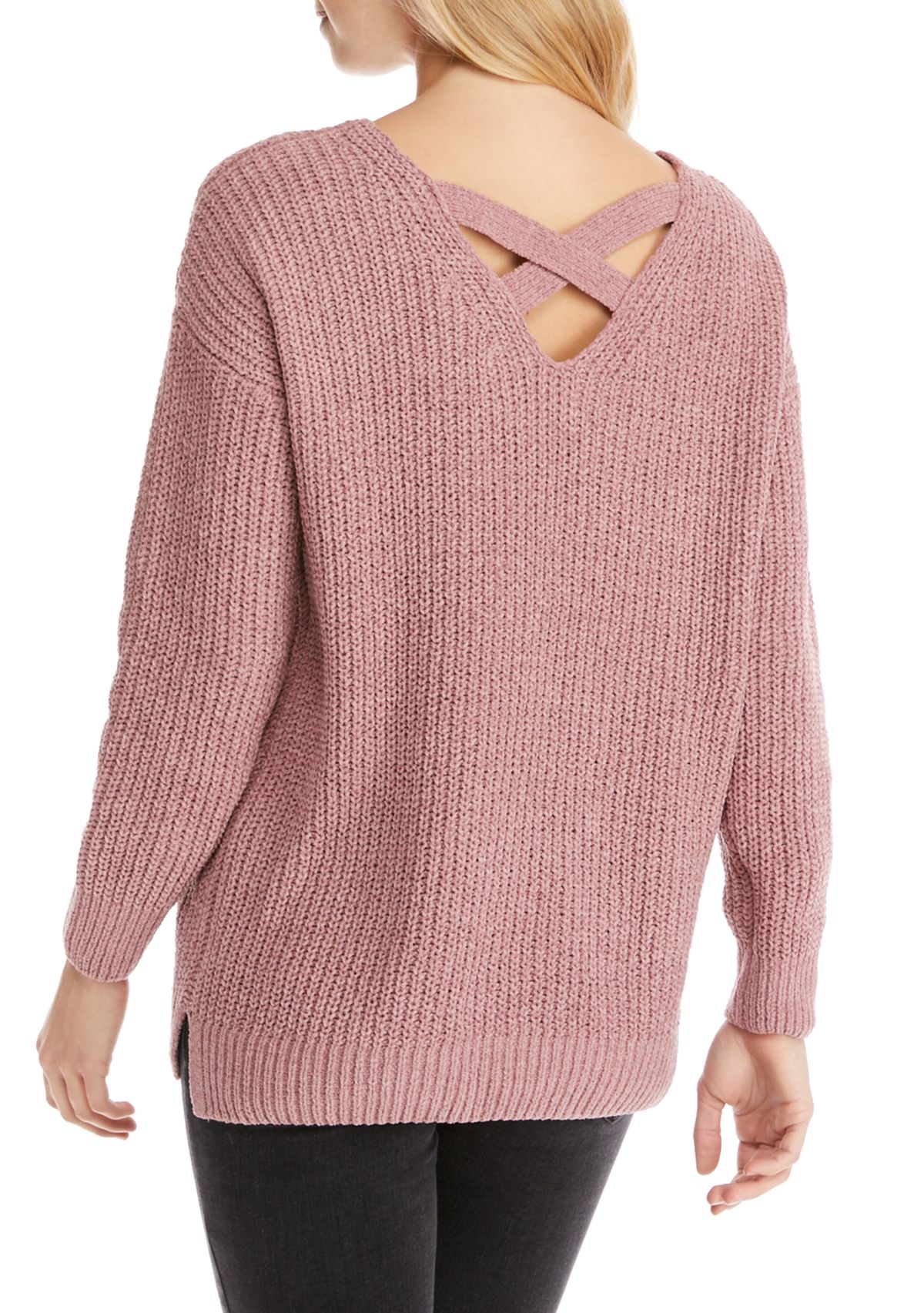 Juniors X-Back Chenille Tunic