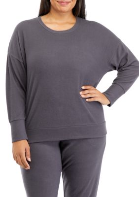 Pink Rose Women's Plus Size Hacci T-Shirt