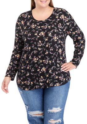 Juniors Plus Size Tops Blouses