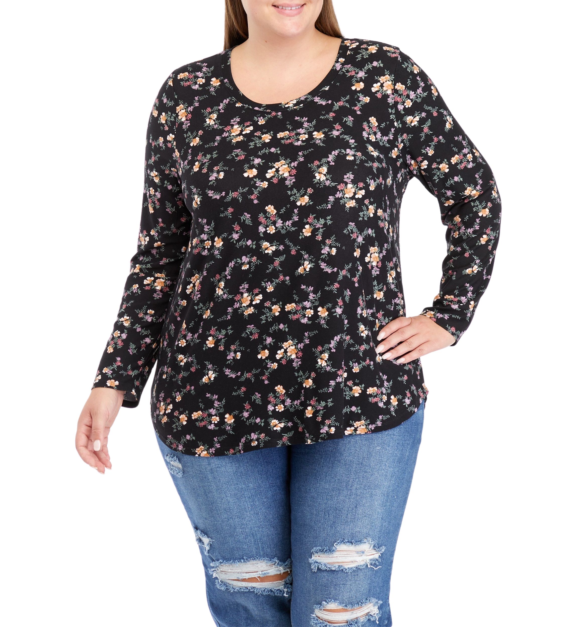 Plus Size Long Sleeve Yummy T-Shirt